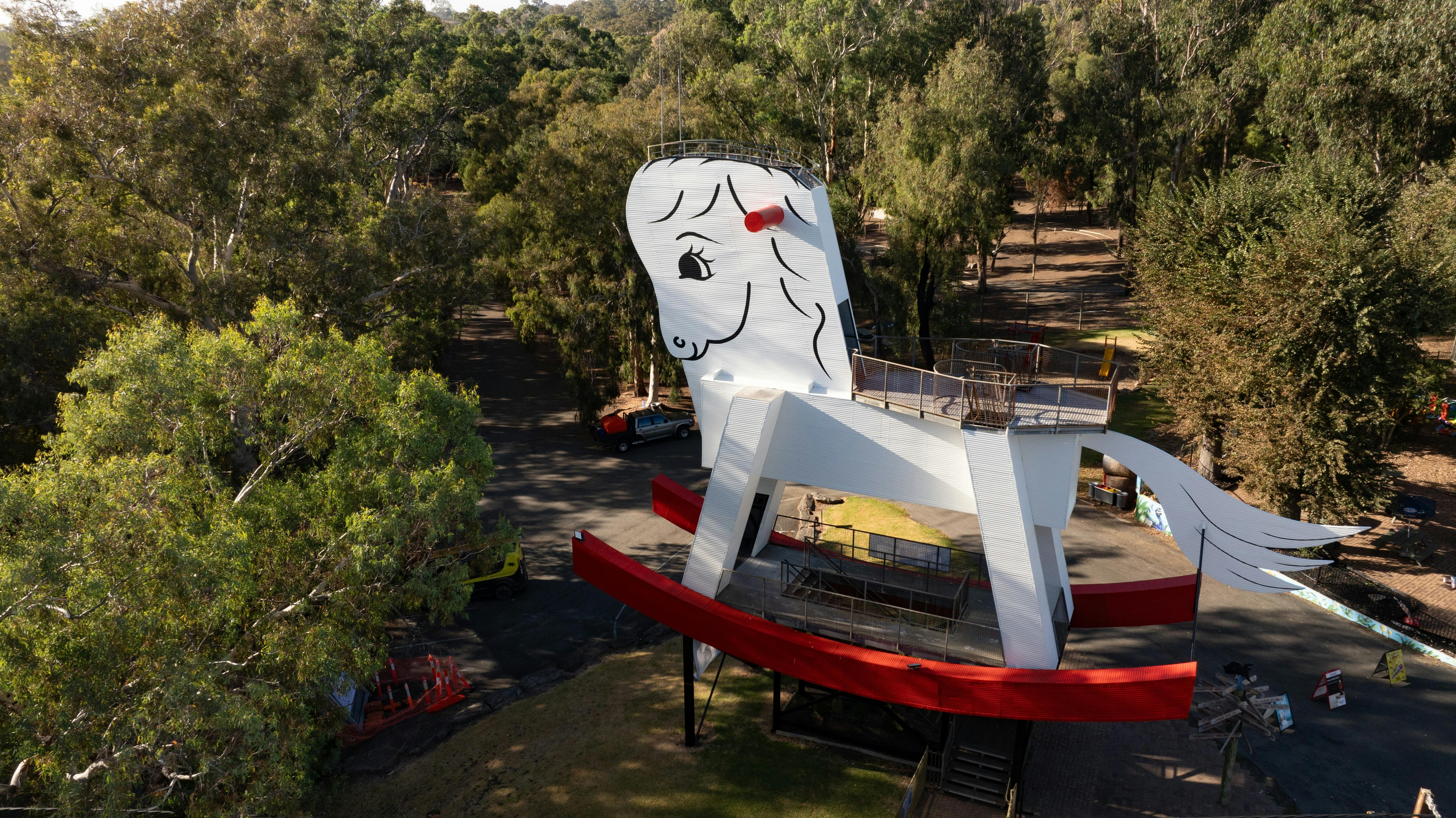 THE BIG ROCKING HORSE