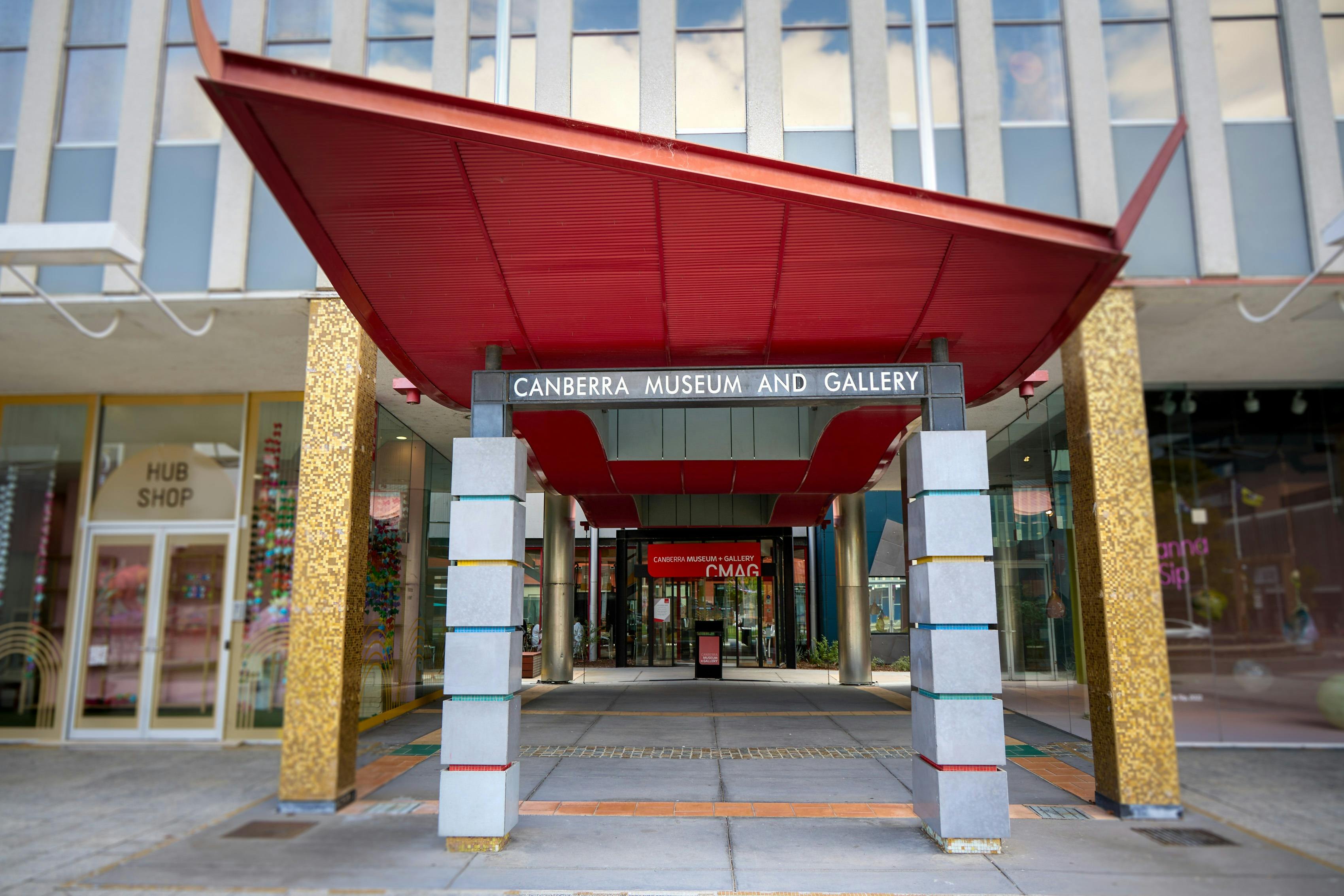 Entrance to Canberra Museum + Gallery
