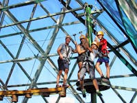 mid zoom course zipline cairns zoom and wildlife dome