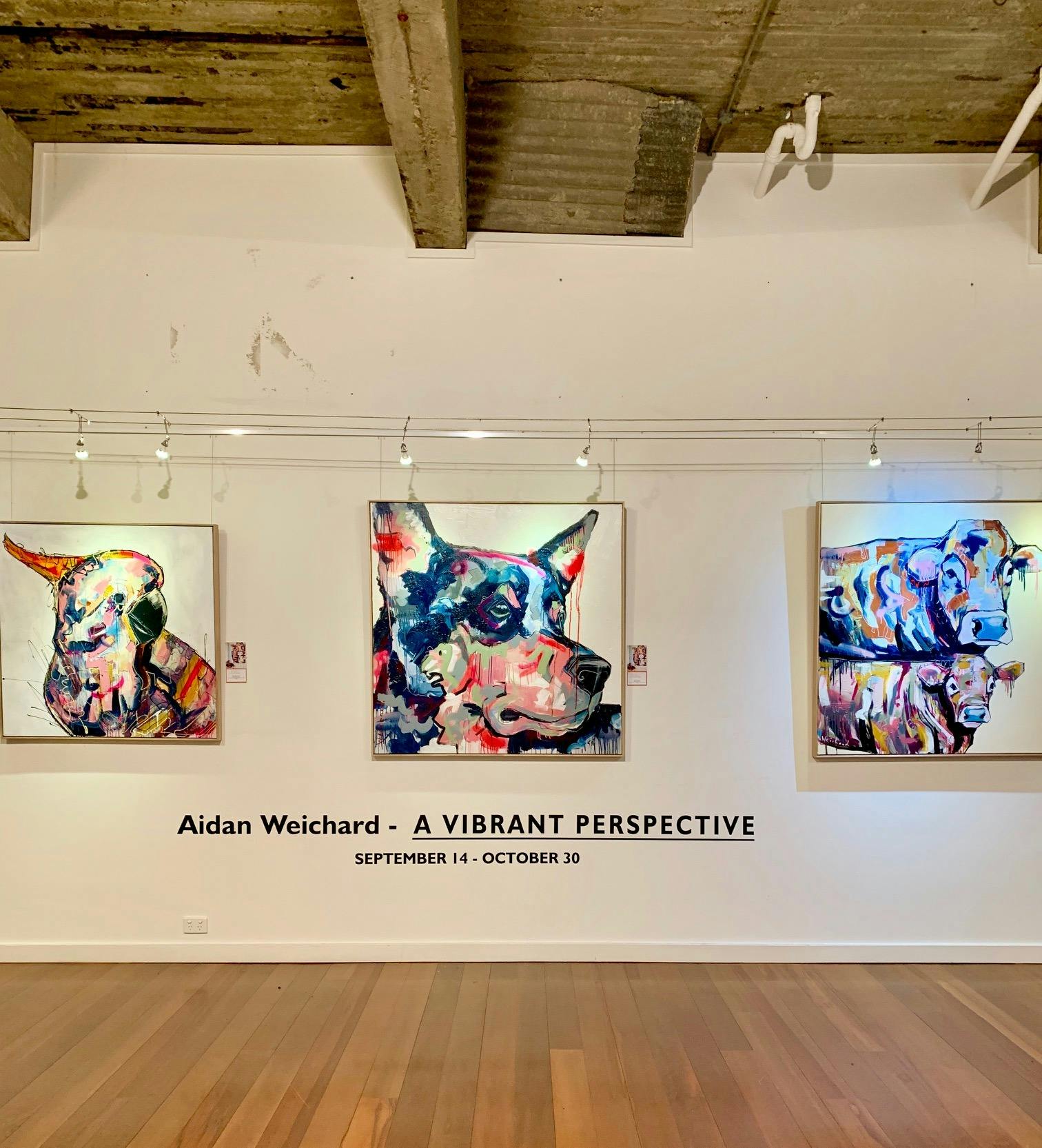 Aidan Weichard exhibition in Pop-Up Gallery 2