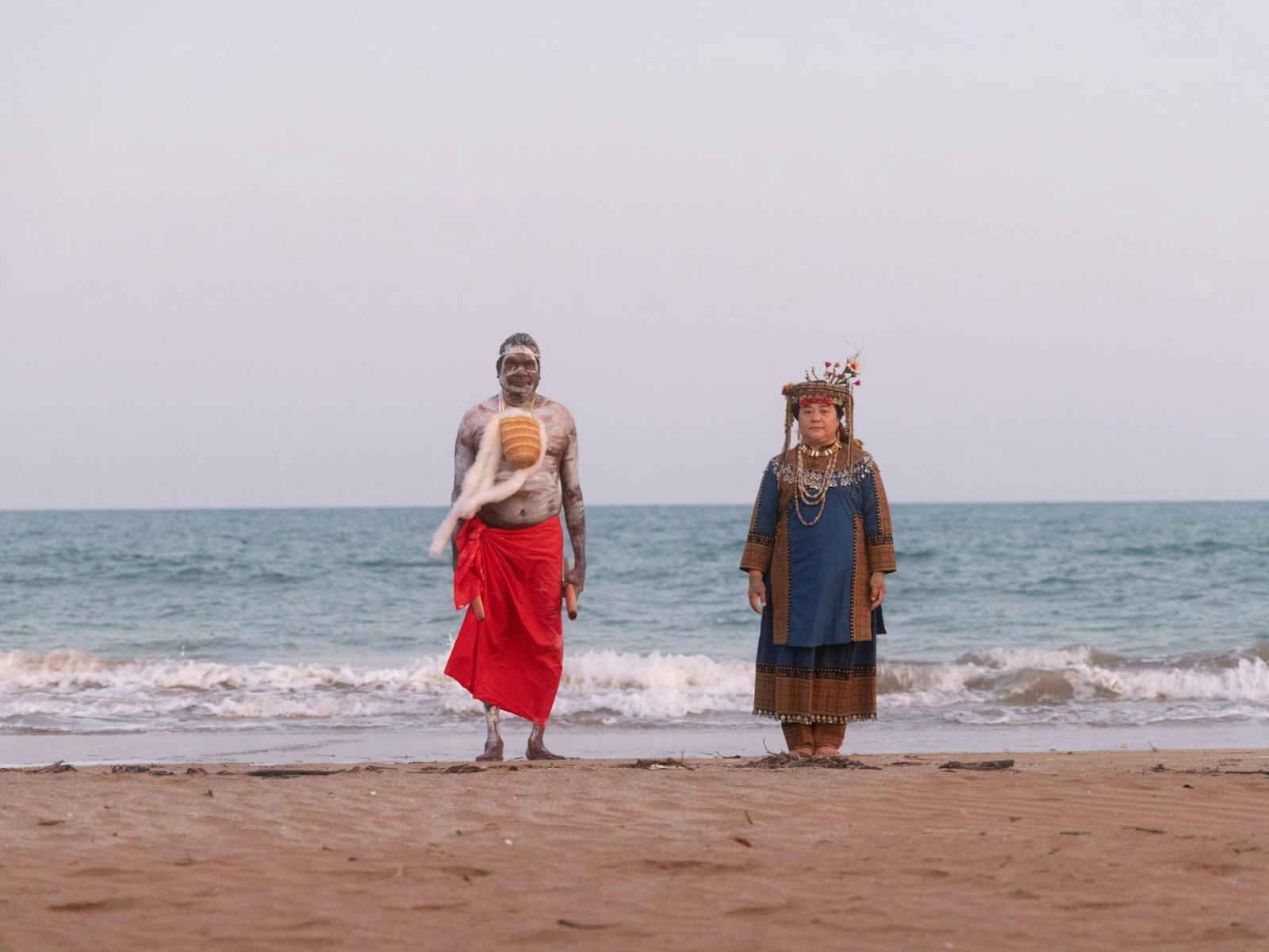 Gapu Ŋupan at the beach