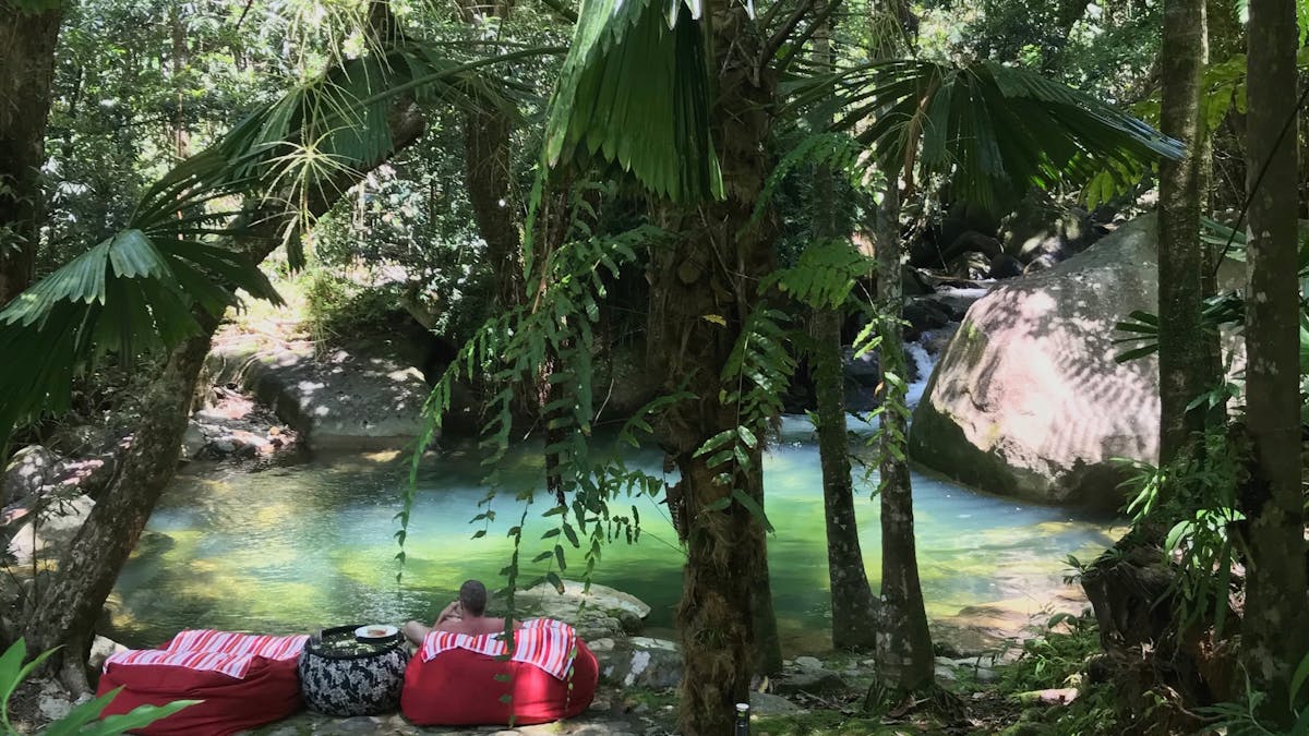 Daintree Secrets private  Swimming Hole and waterfalls