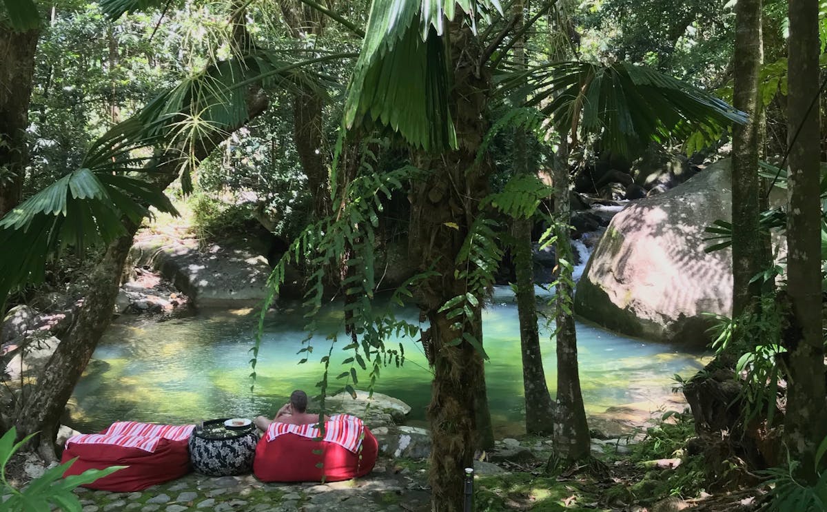 Daintree Secrets private Swimming Hole and waterfalls