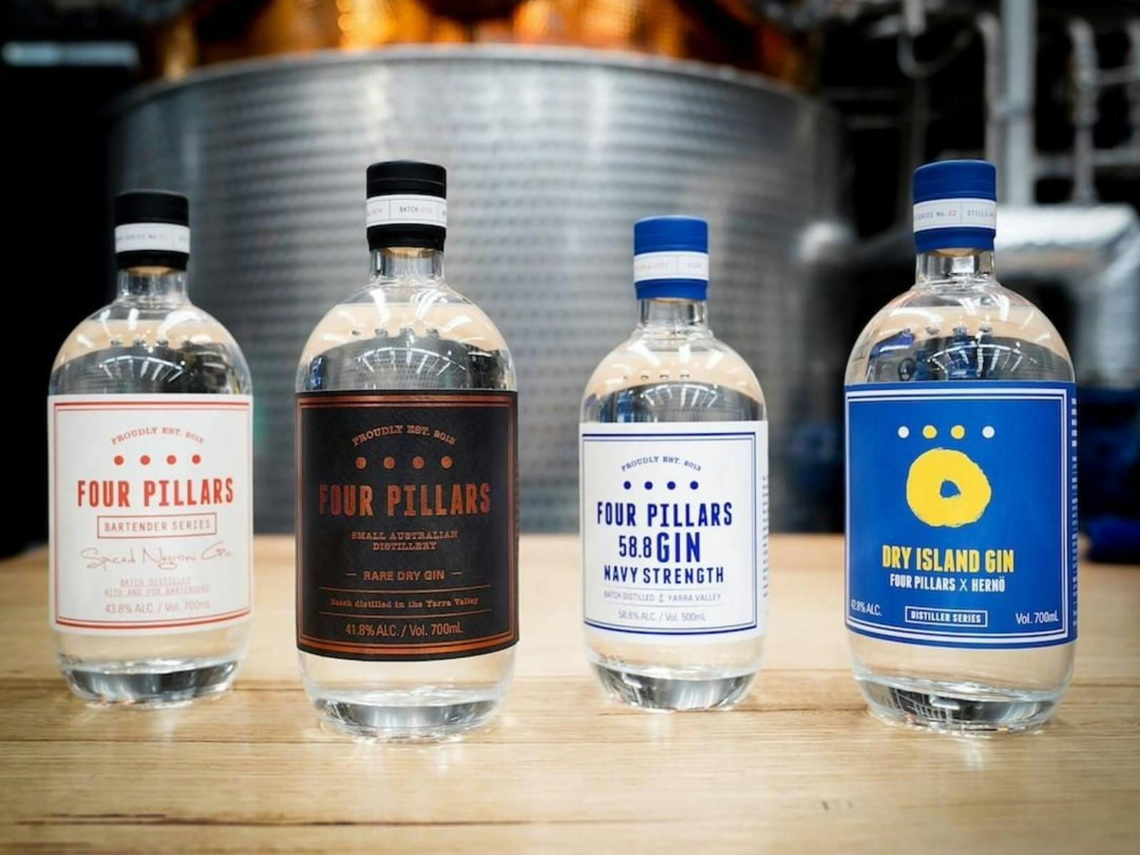 Four Pillars Distillery  By Helicopter