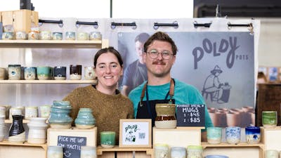 Poldy Pots Ceramics stall