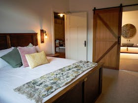 Bedroom with ensuite in the Brewery Guest House