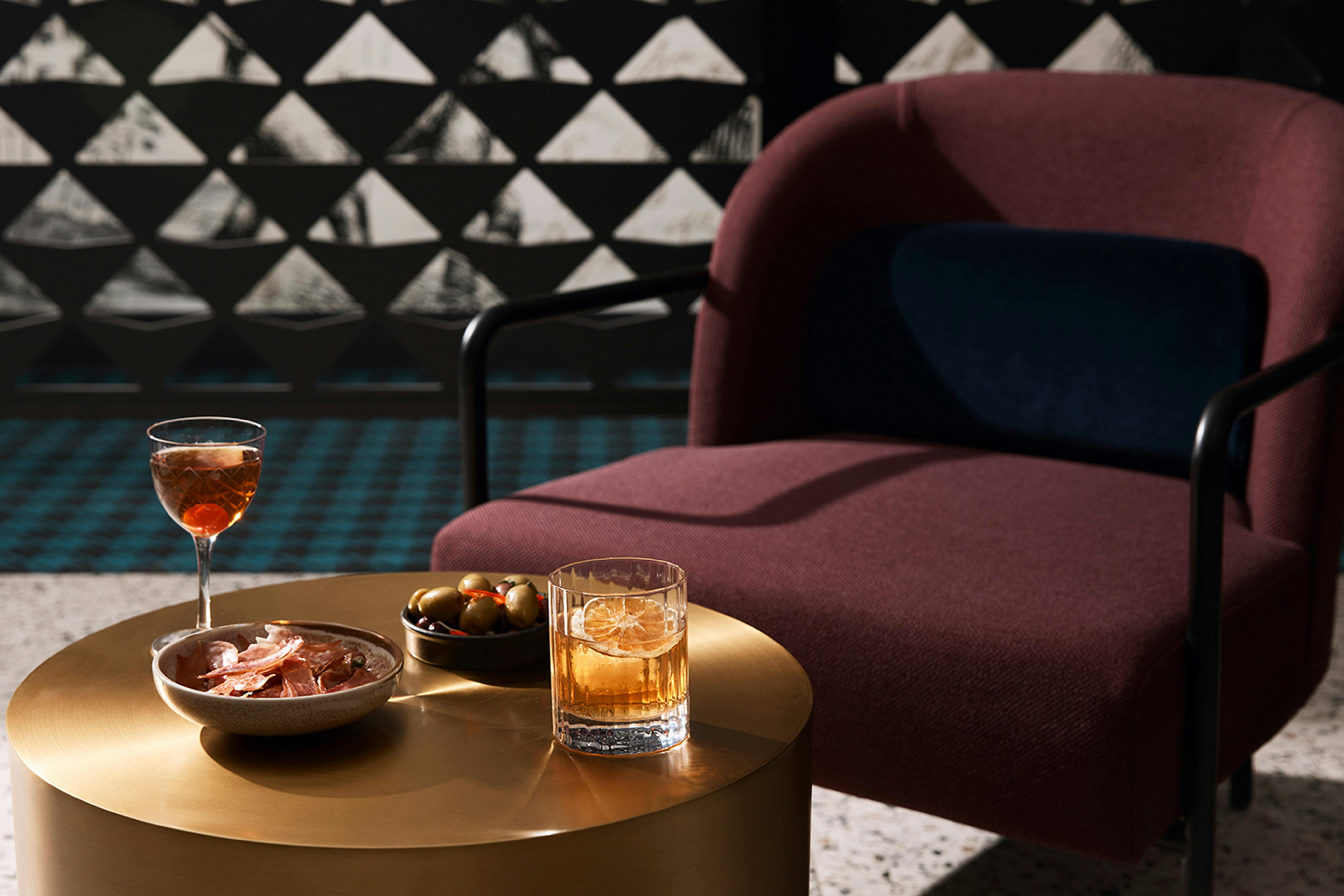 Refreshments at the hotel