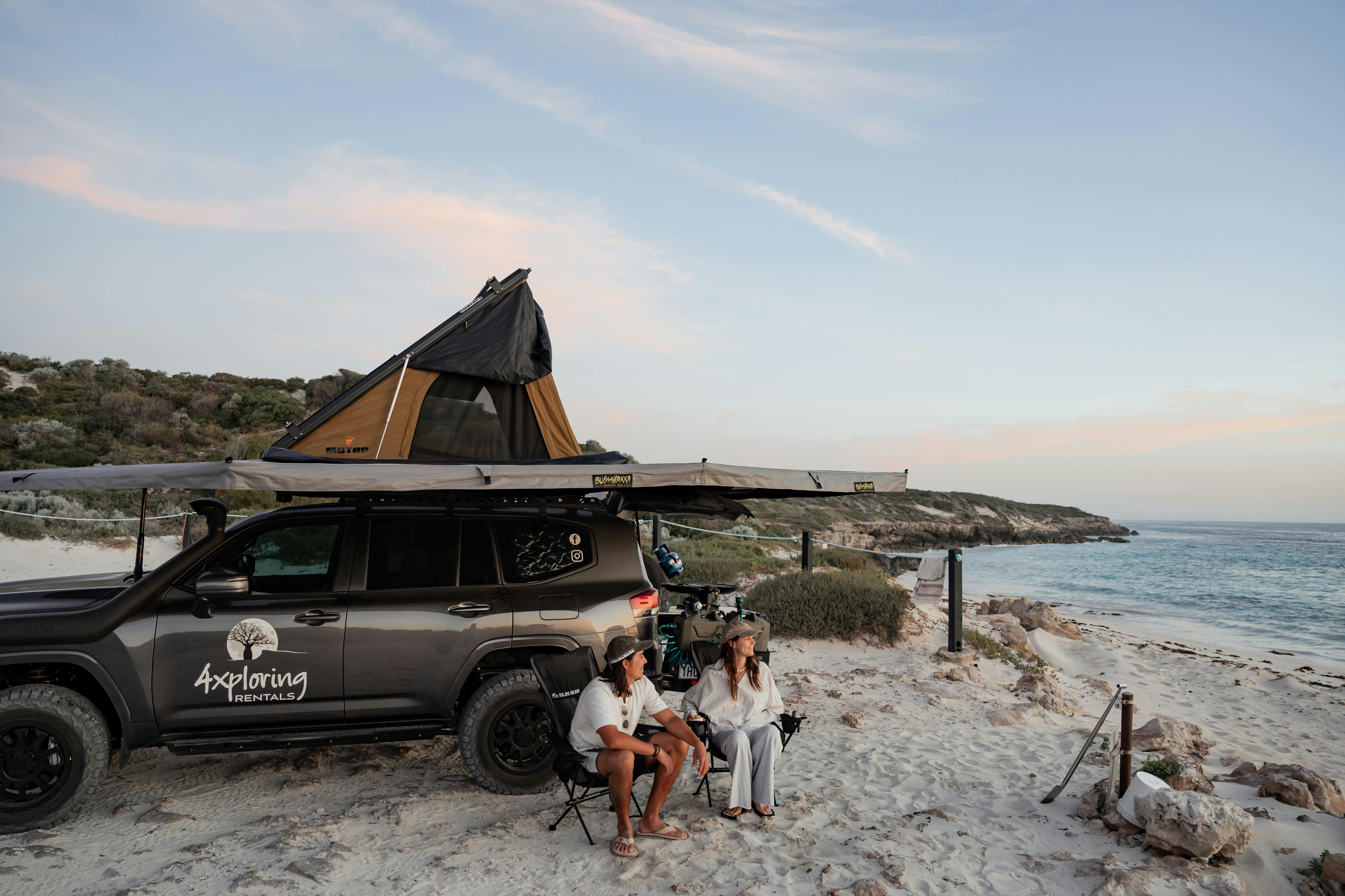 Toyota LC 300 Series 2-Person RTT Camper