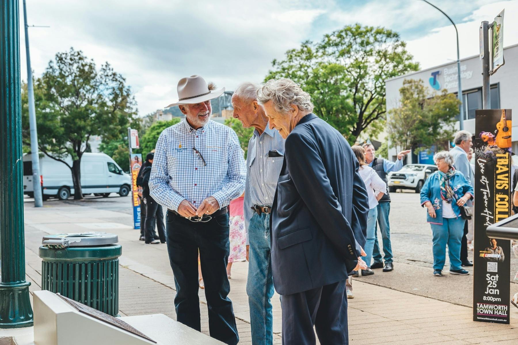 Founders Plaque opening event