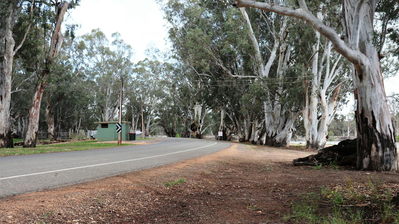 Visitors can access the riverfront via a sealed road.