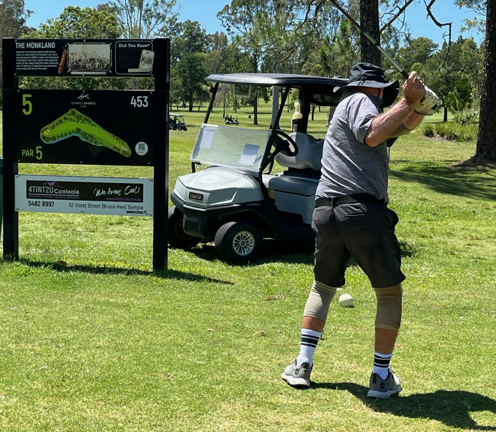 Gympie Golf Club Historical Mining Signs