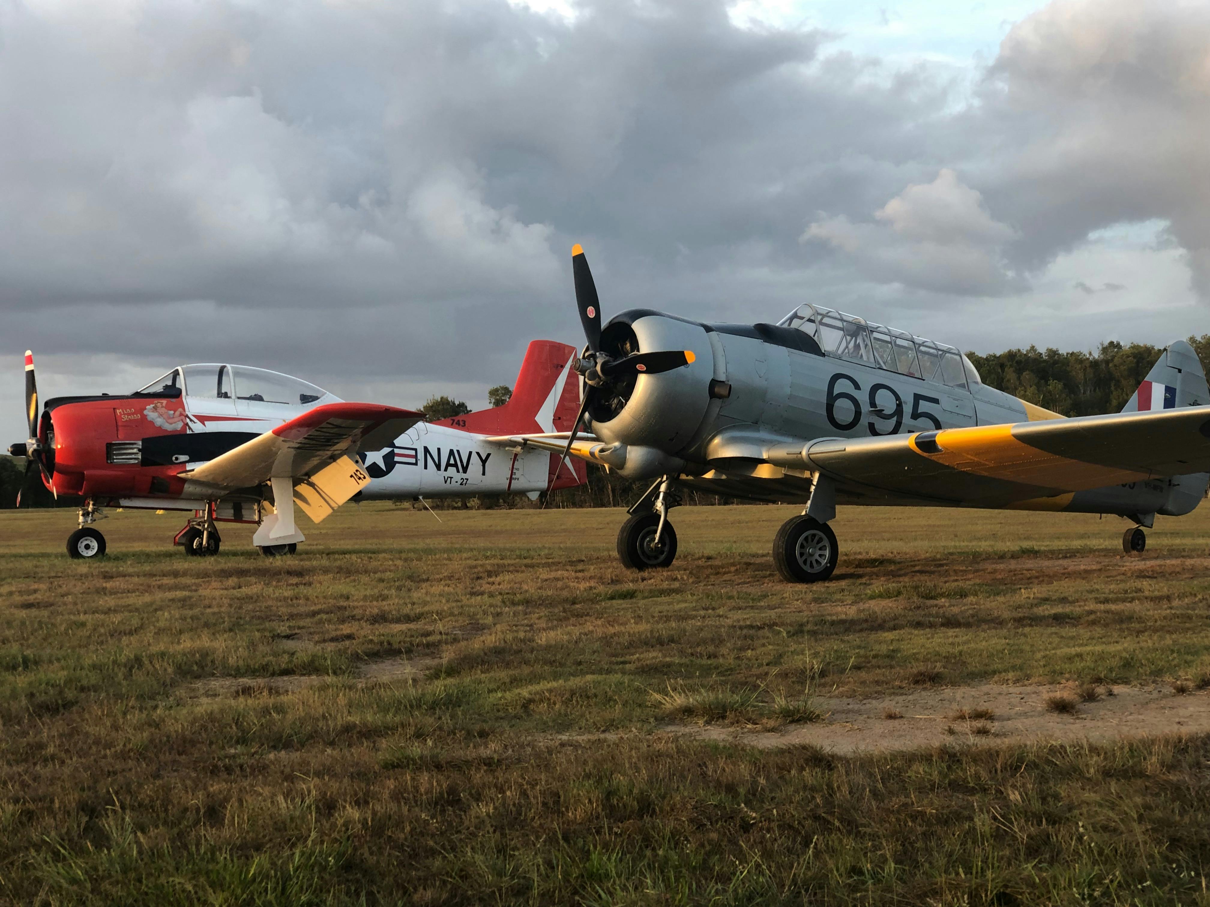 Wirraway and Trojan Aircraft