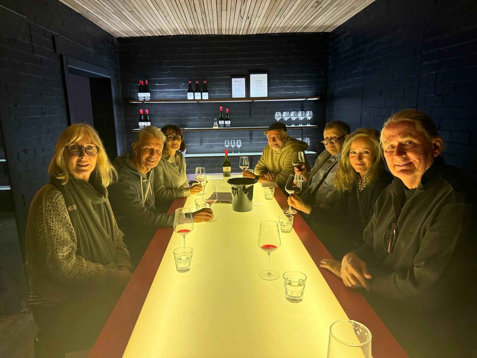 Friends gathered at Glaetzer Dixon