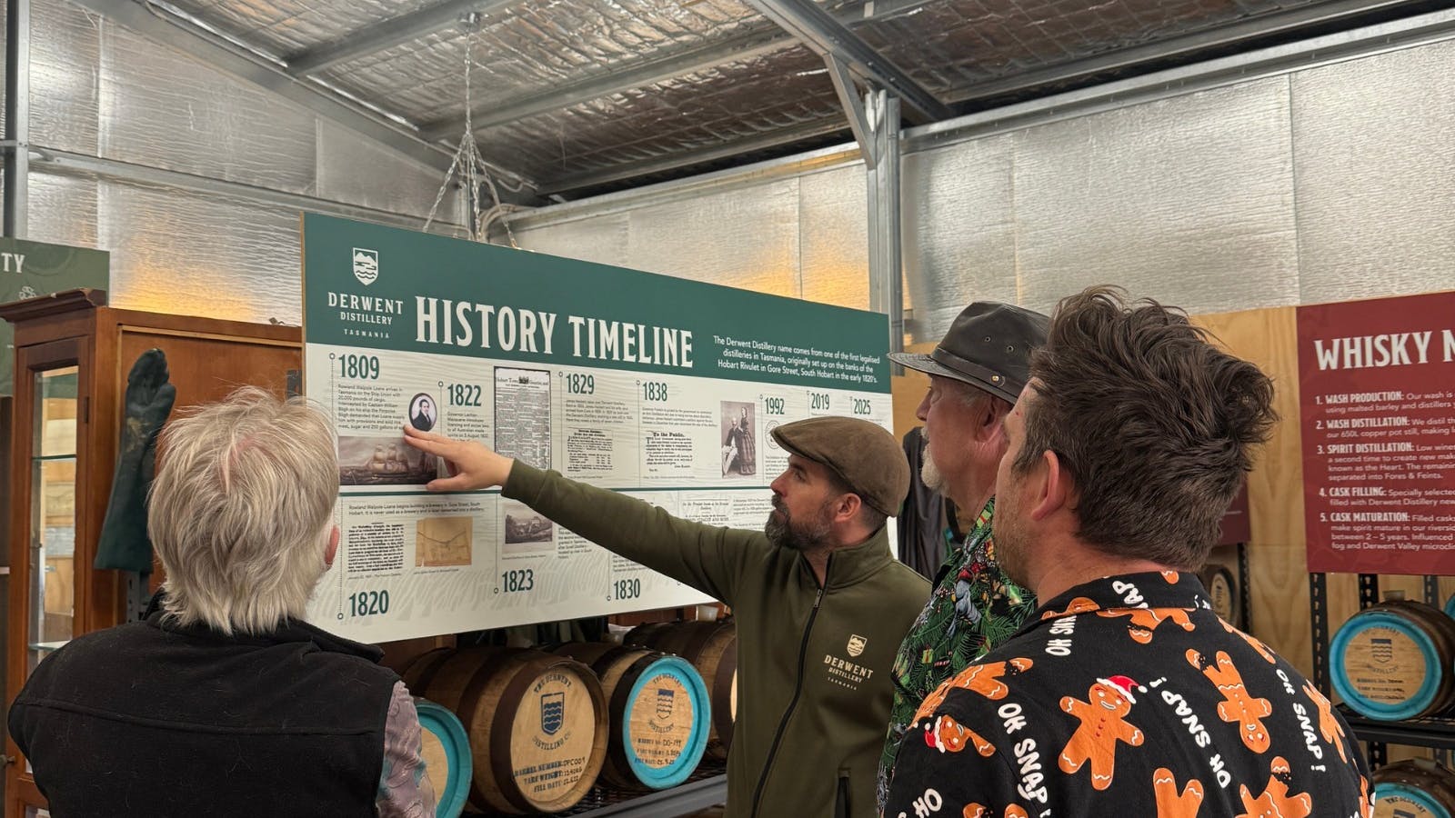 Enjoy an intimate guided tour with one of our distillers