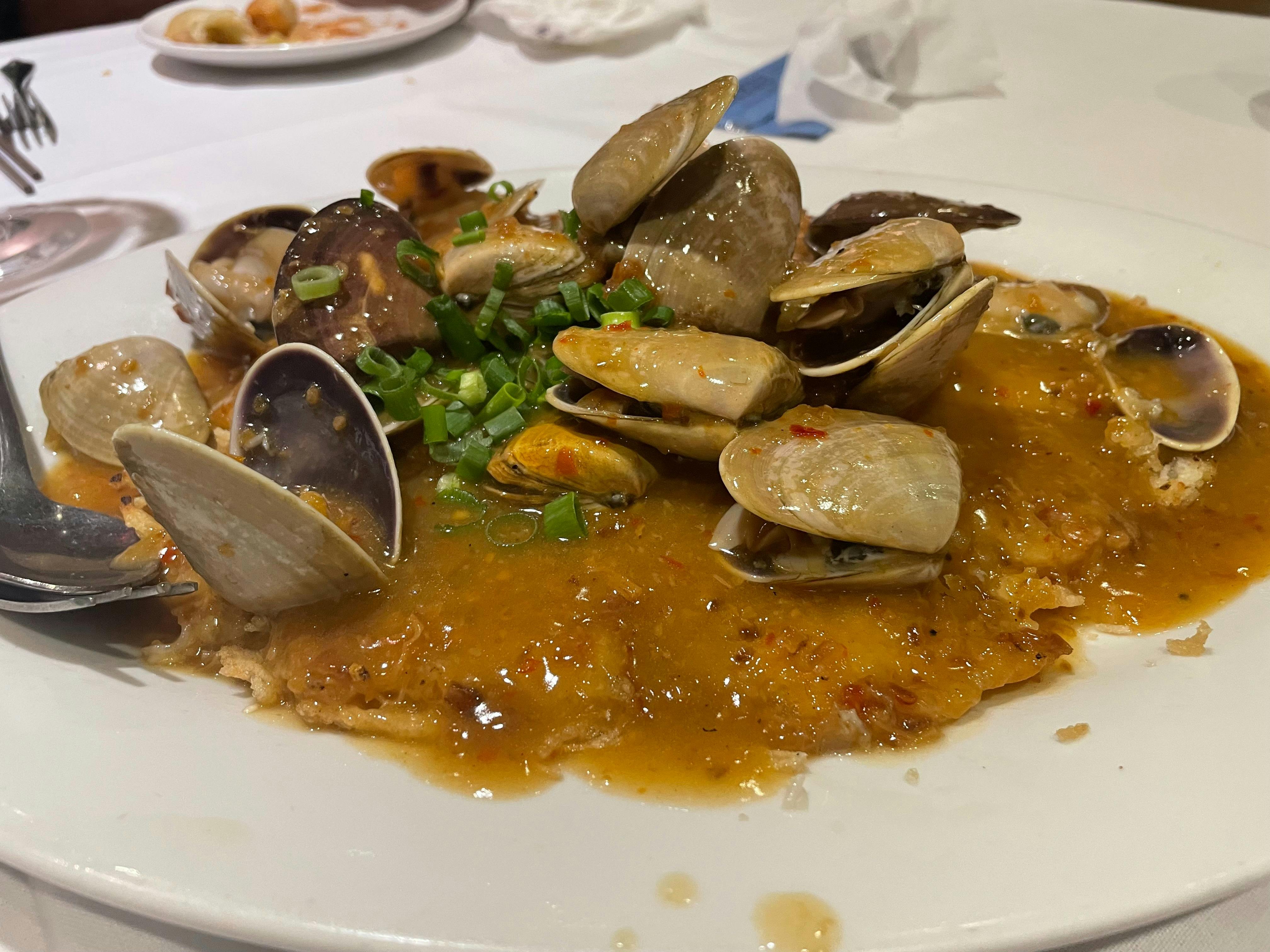 The Century by Golden Century, pippies with XO sauce