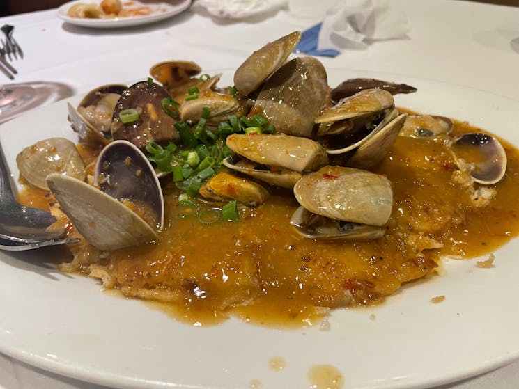 The Century by Golden Century, pippies with XO sauce