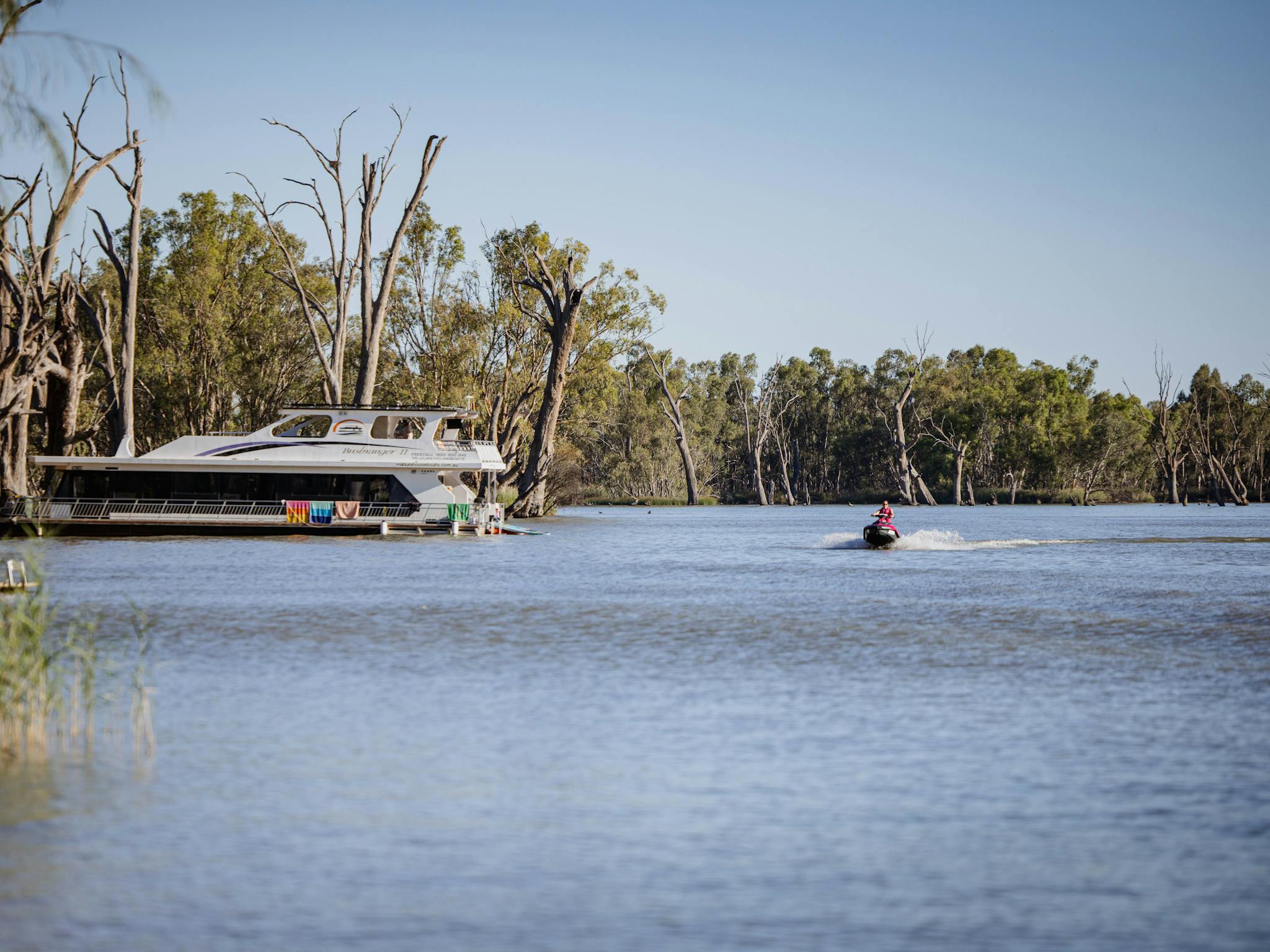 Boats on the Murray River