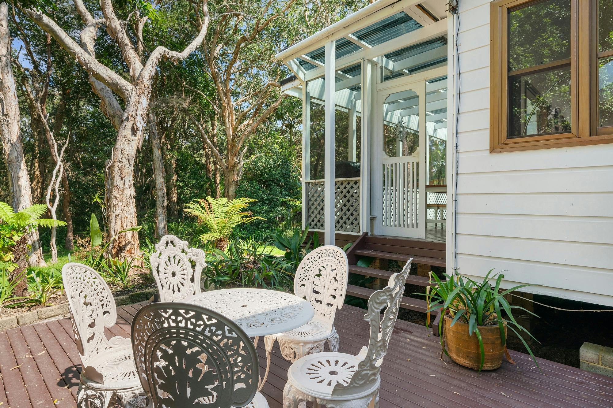 garden setting