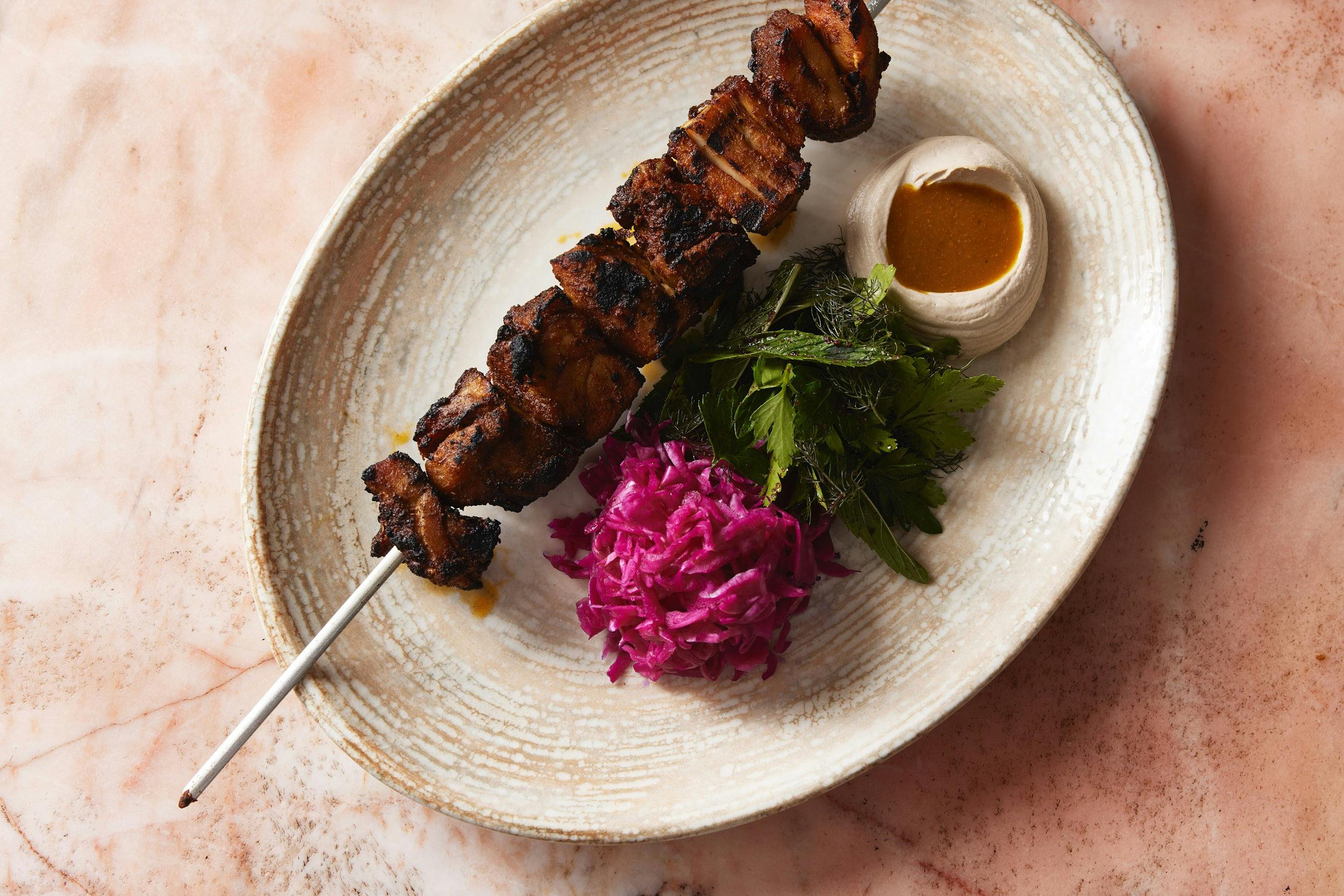 Chicken Shawarma Skewer at Shaffa - Middle Eastern restaurant in Sydney