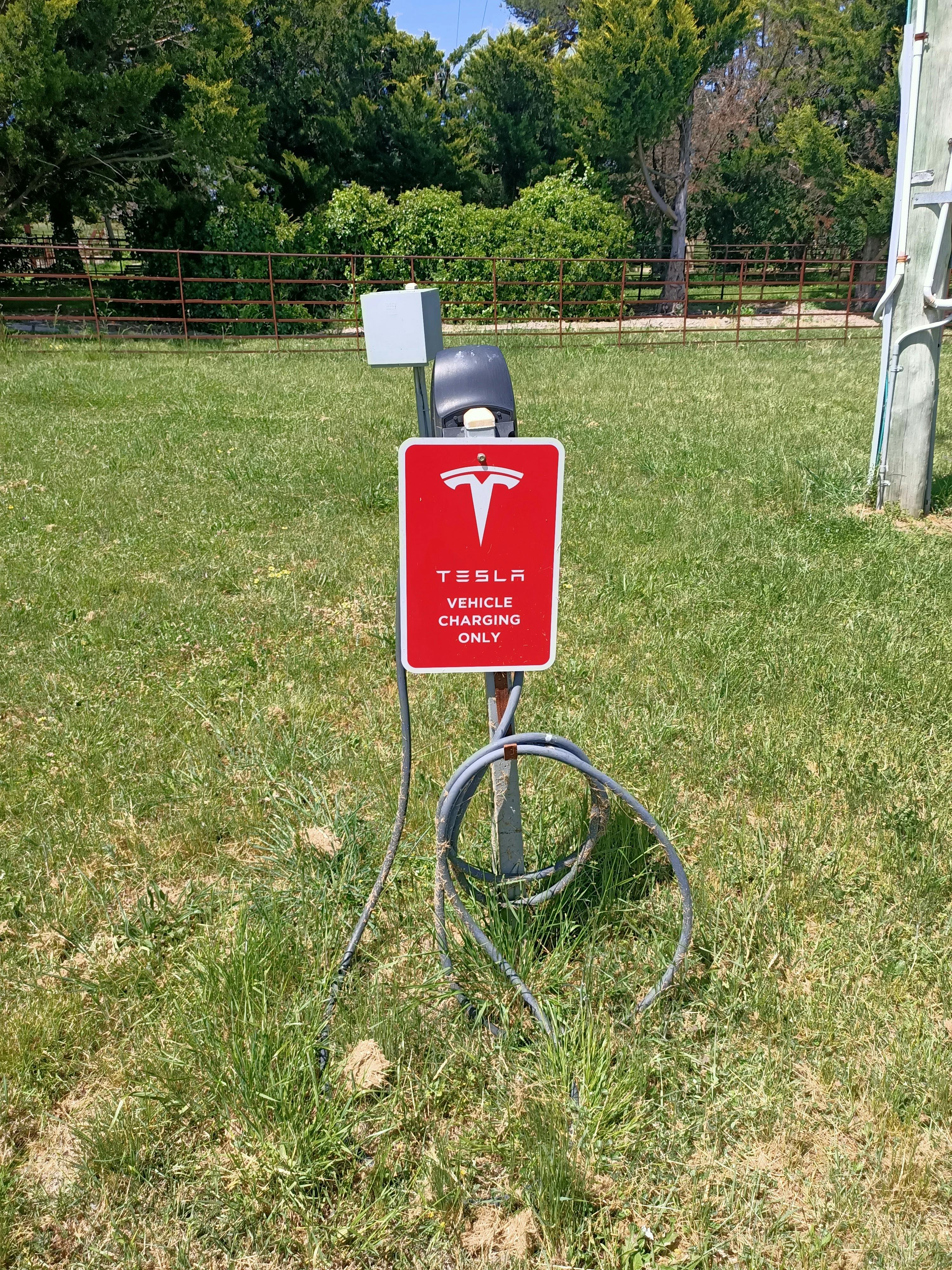 Tesla Charging Station at Abercrombie House