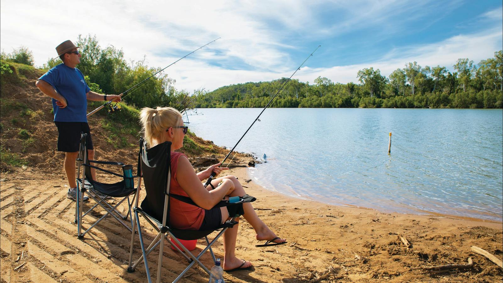 Fishing at the Burdekin River