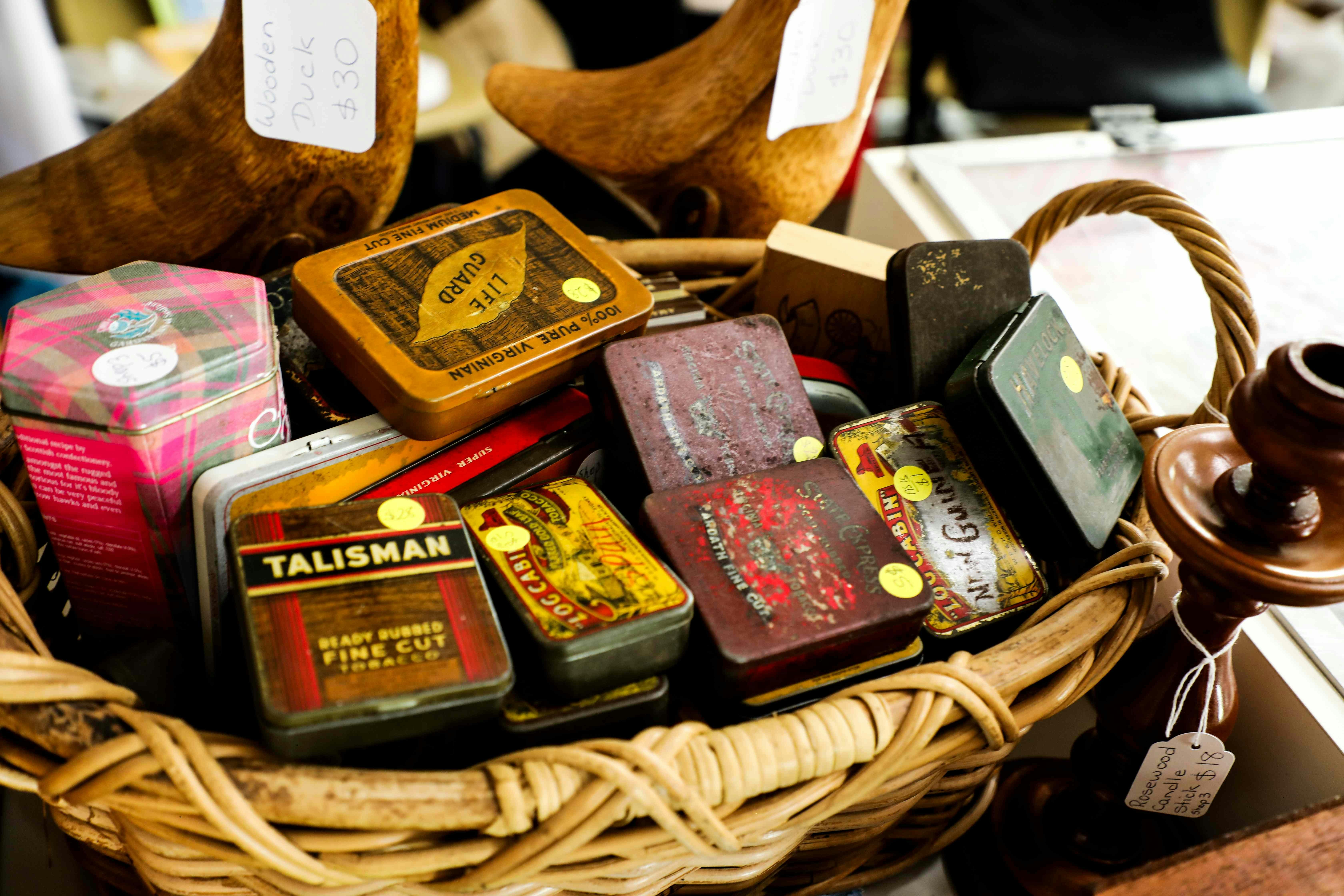Tobacco Tins are very collectable