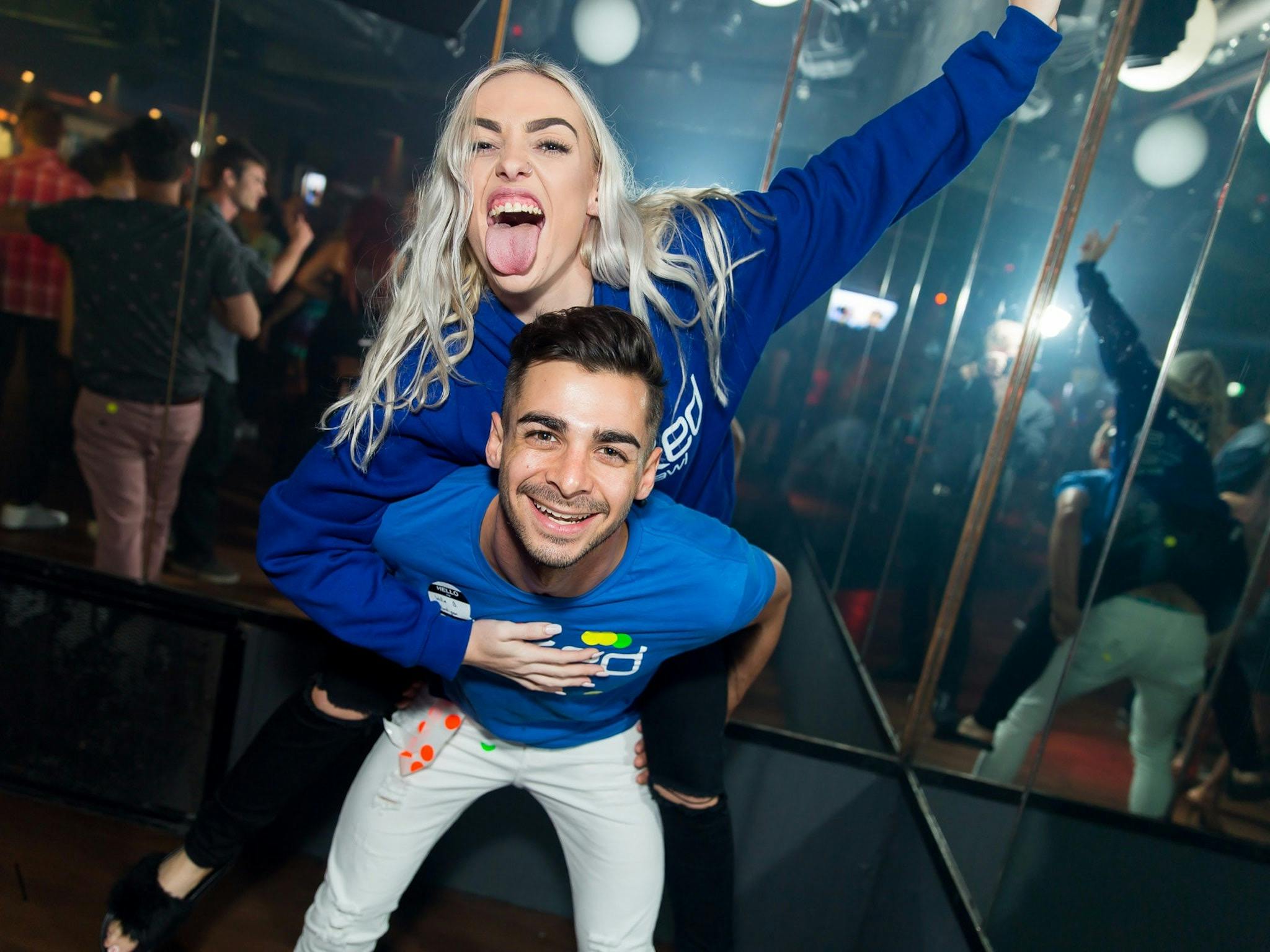 Wicked Club Crawl wild party team