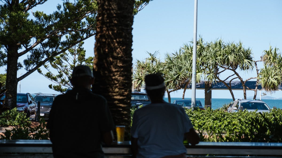 view from the strand