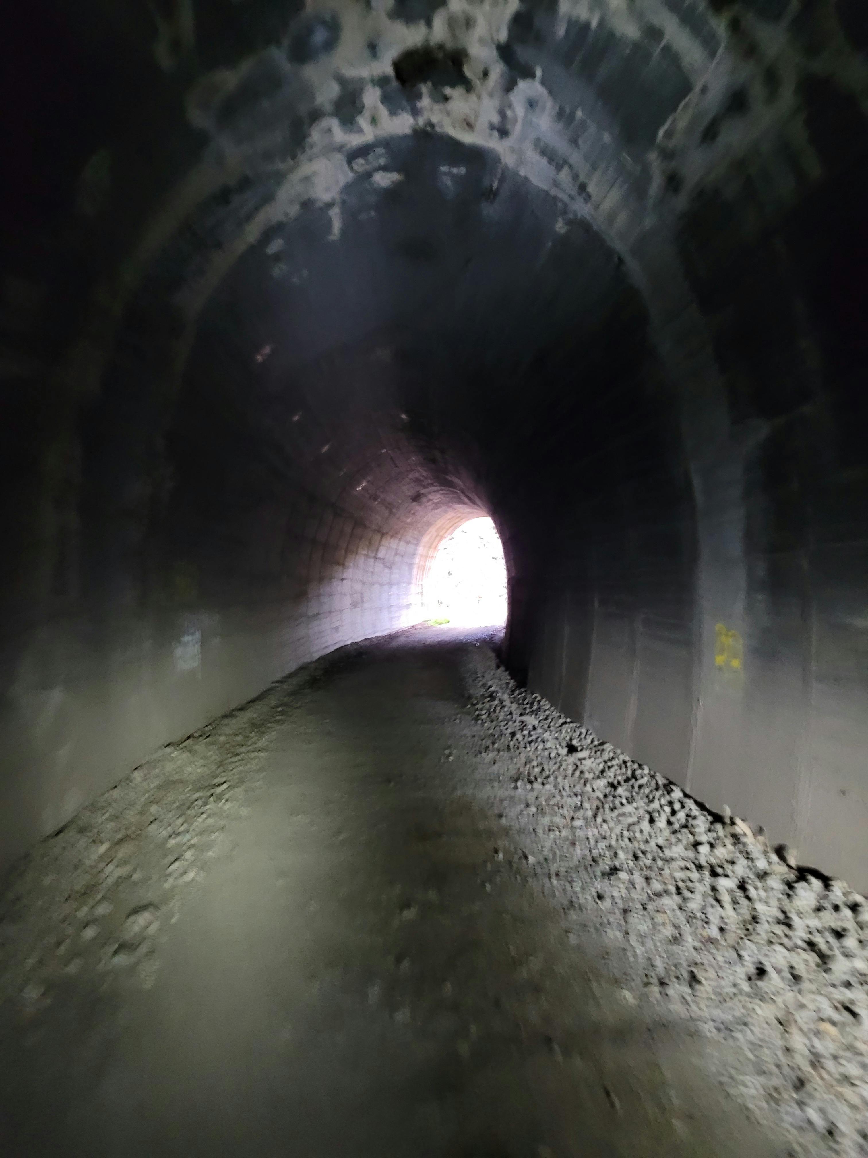 Tunnel 1 on the Dawes Range - check out that curve