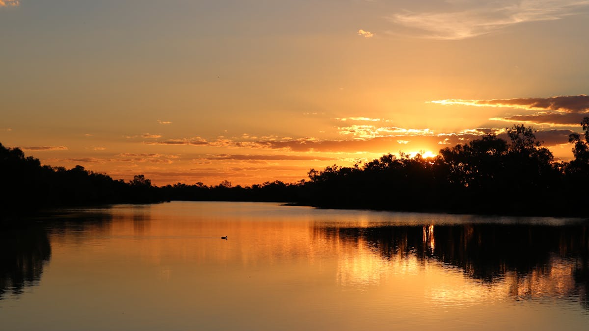 Thomson River at Sunset