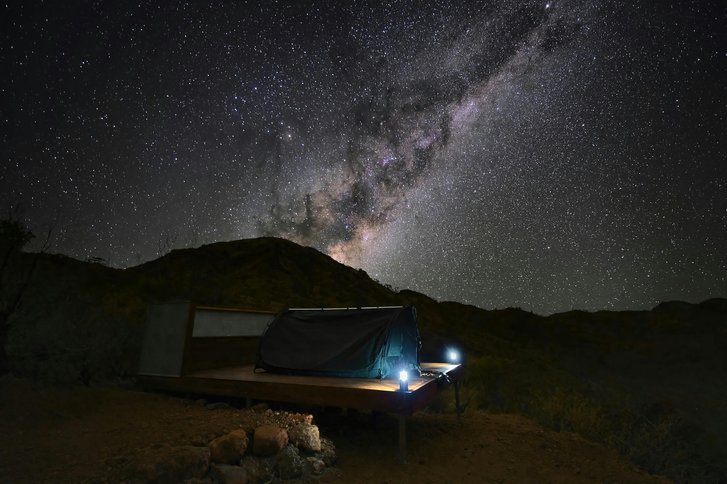 Arkaroola Ridgetop Sleepout in Dark Sky Sanctuary