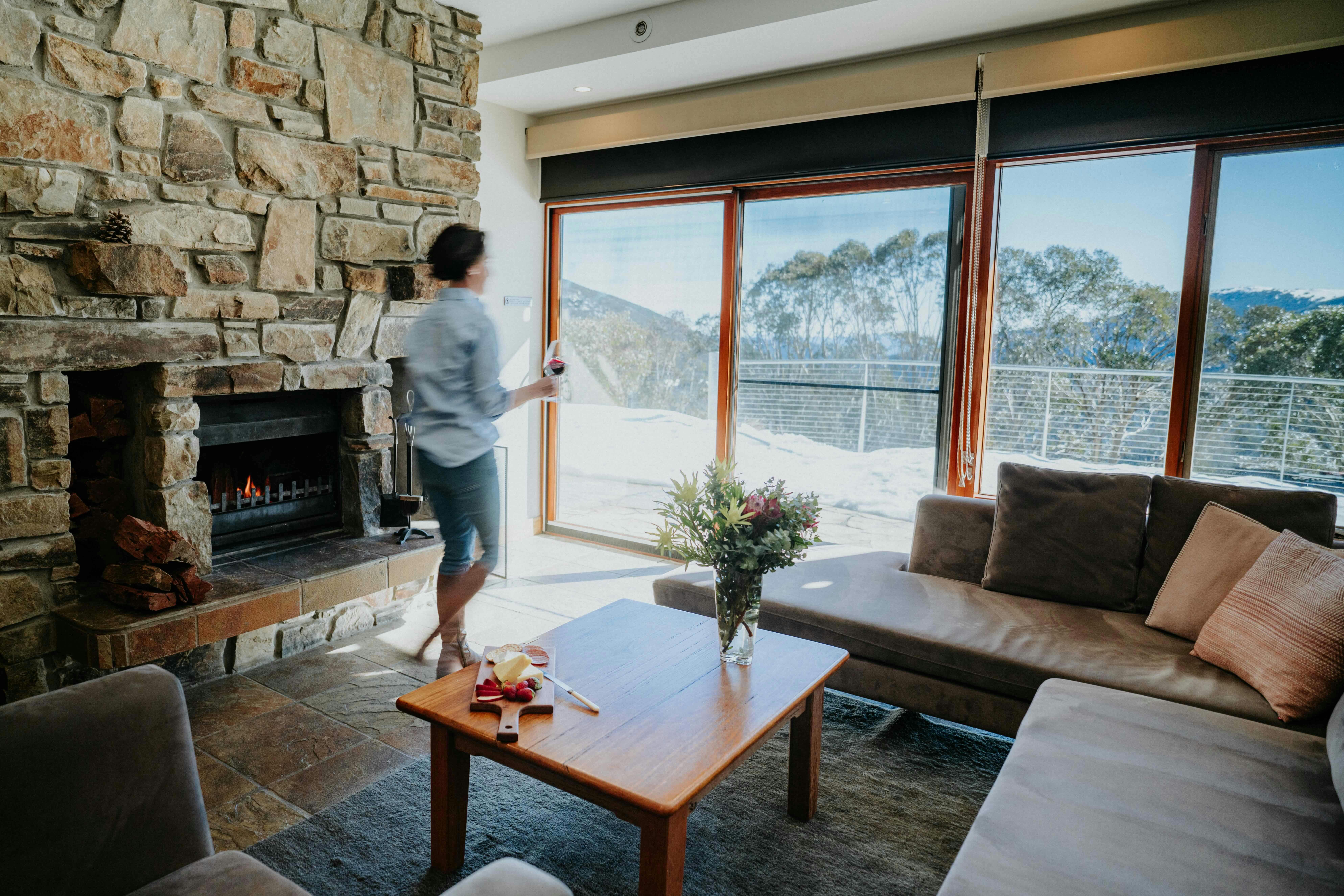Living room - Alpine Woodsmoke, Falls Creek