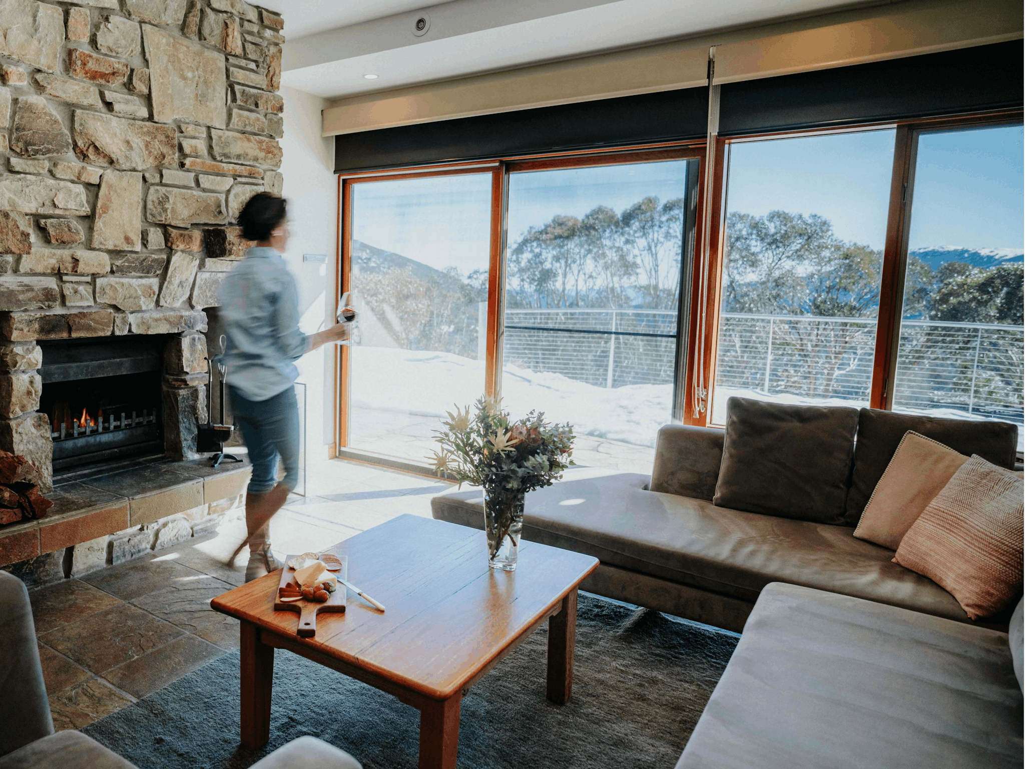 Living room - Alpine Woodsmoke, Falls Creek