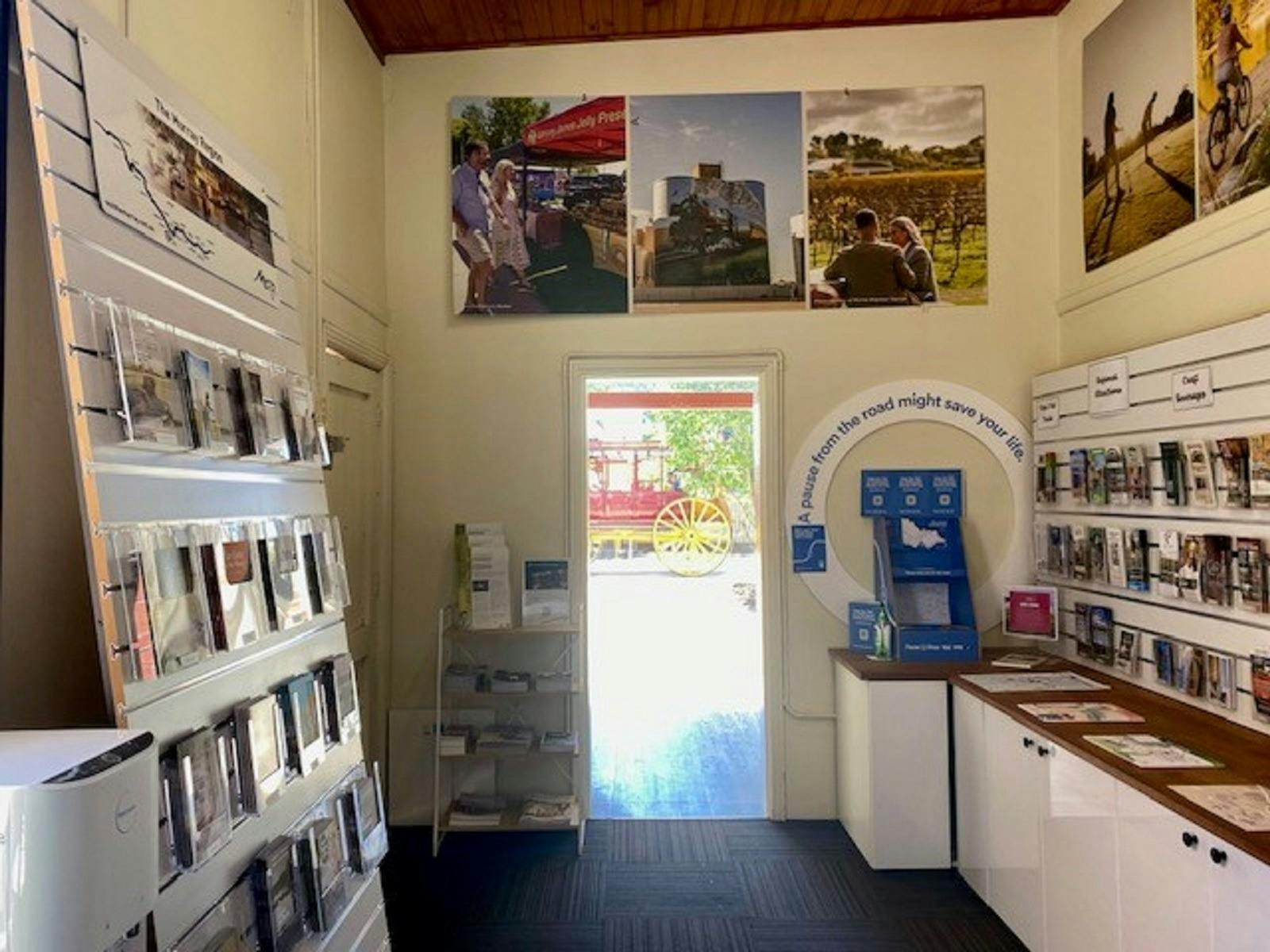 internal shot of the visitor information centre