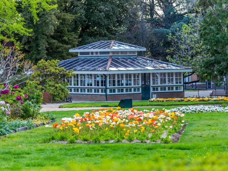 Blowes Conservatory, erected in 1934