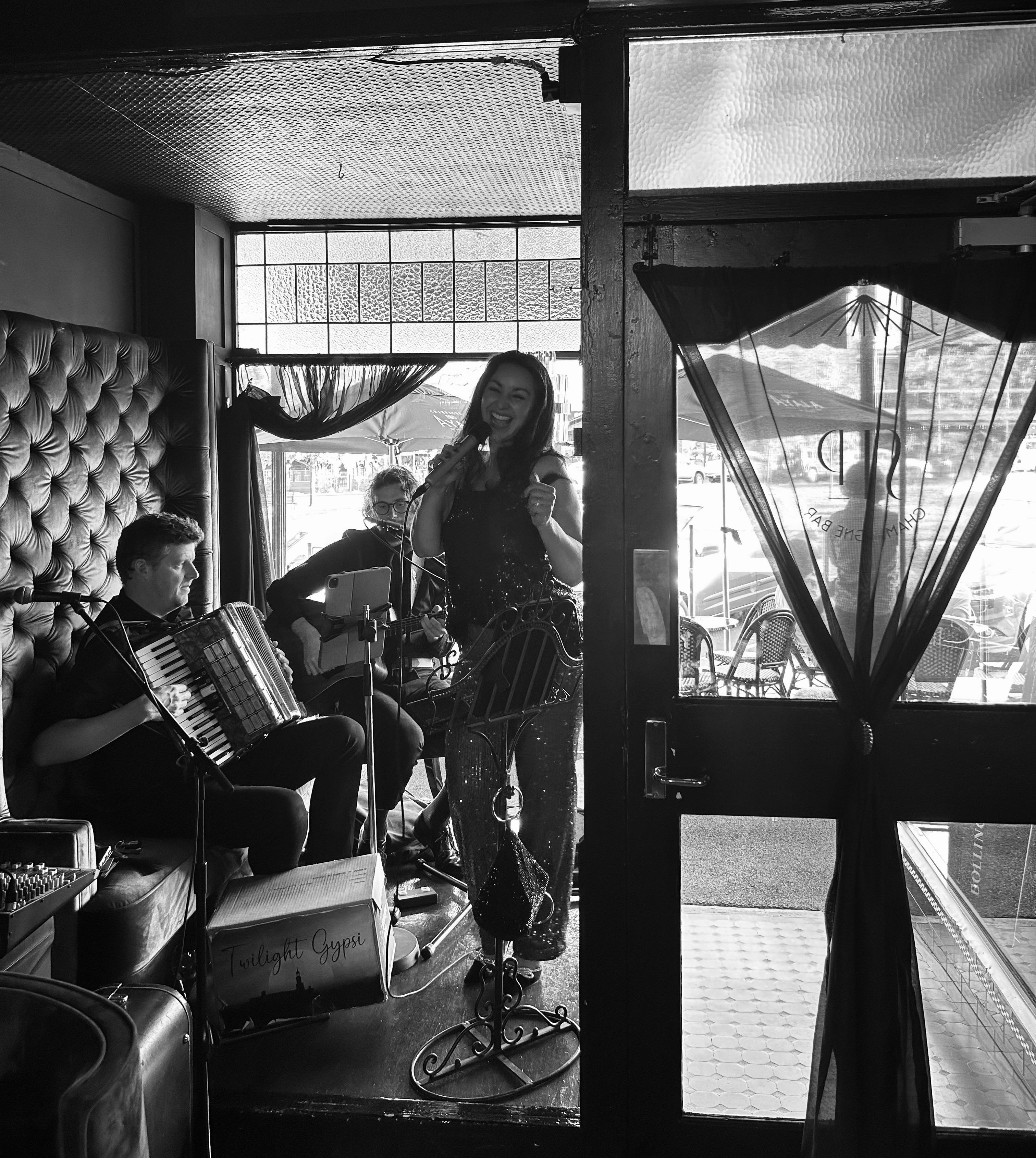 Live Music - 70's with Sequins at Sip Champagne Bar!