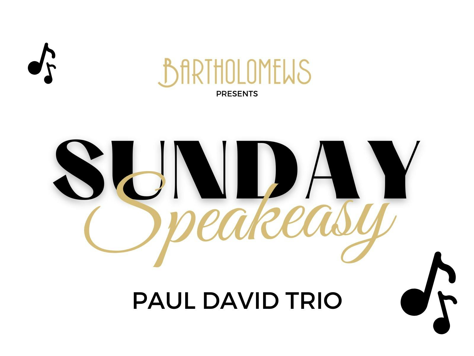 Sunday Speakeasy with the Paul David Trio Visit Newcastle