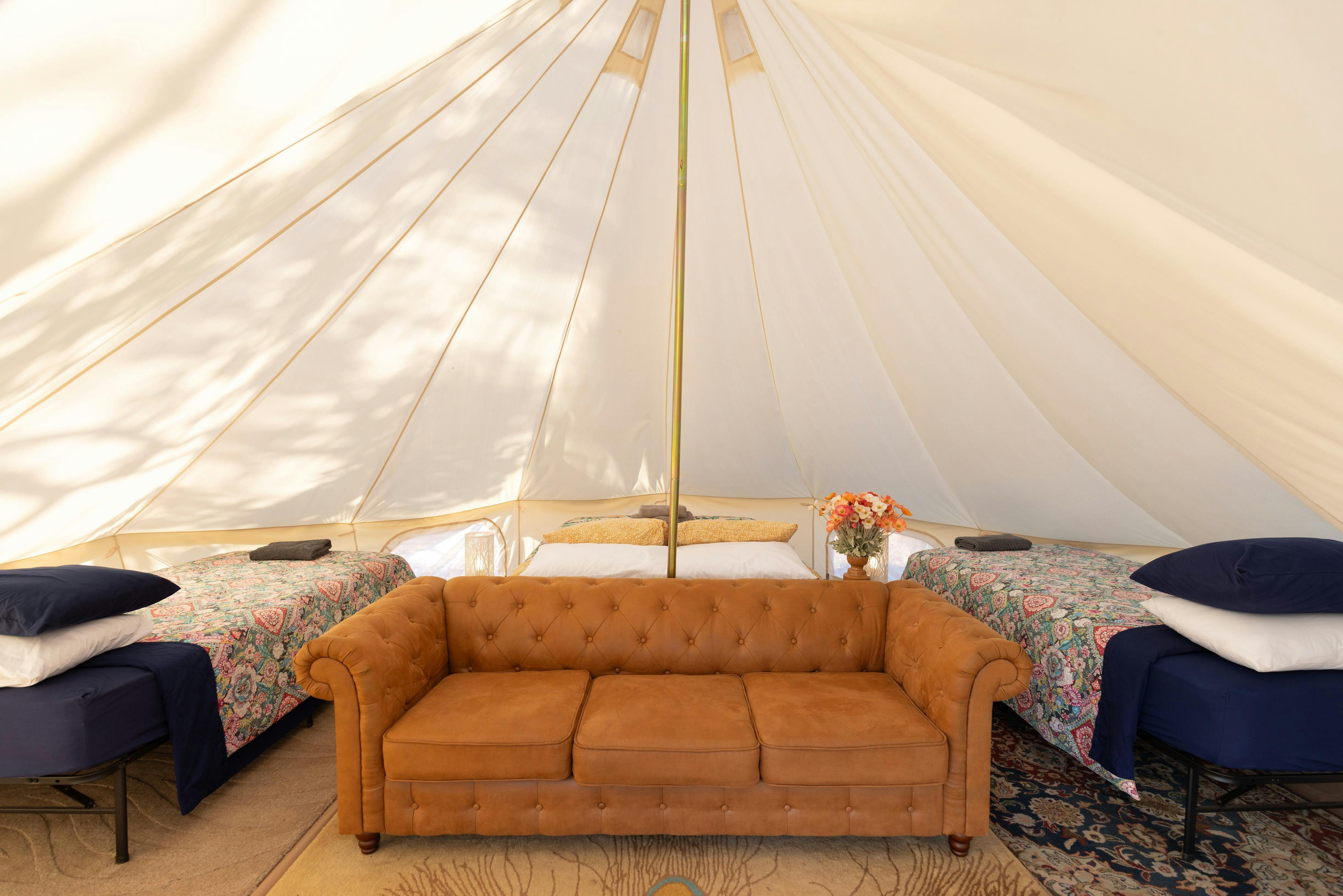 Glamping Canvas Bell Tent