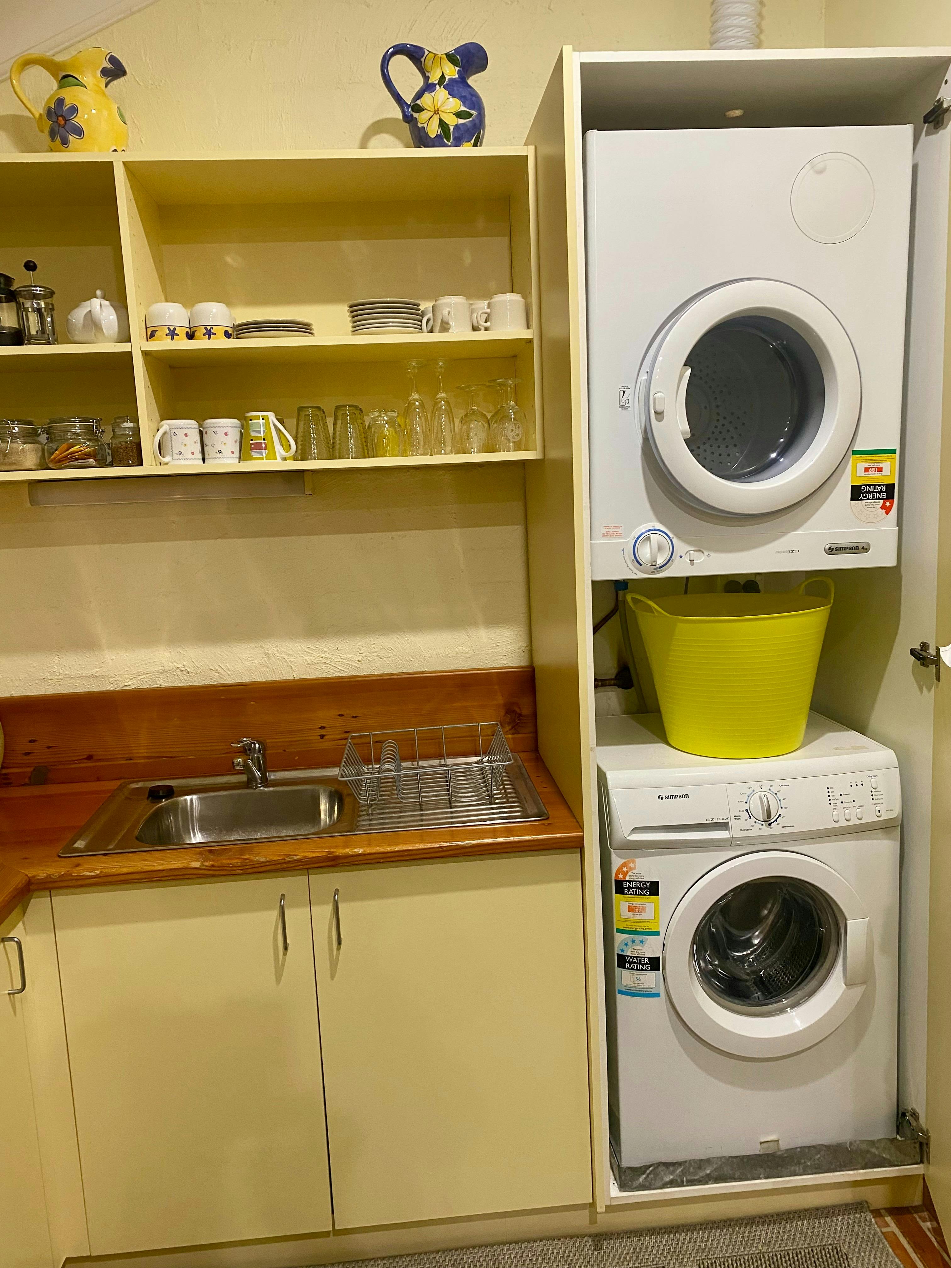 photo of washing machine and dryer