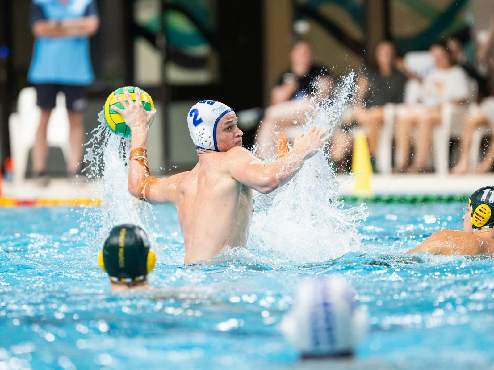 Young player goes for goal at 2026 AYWPC