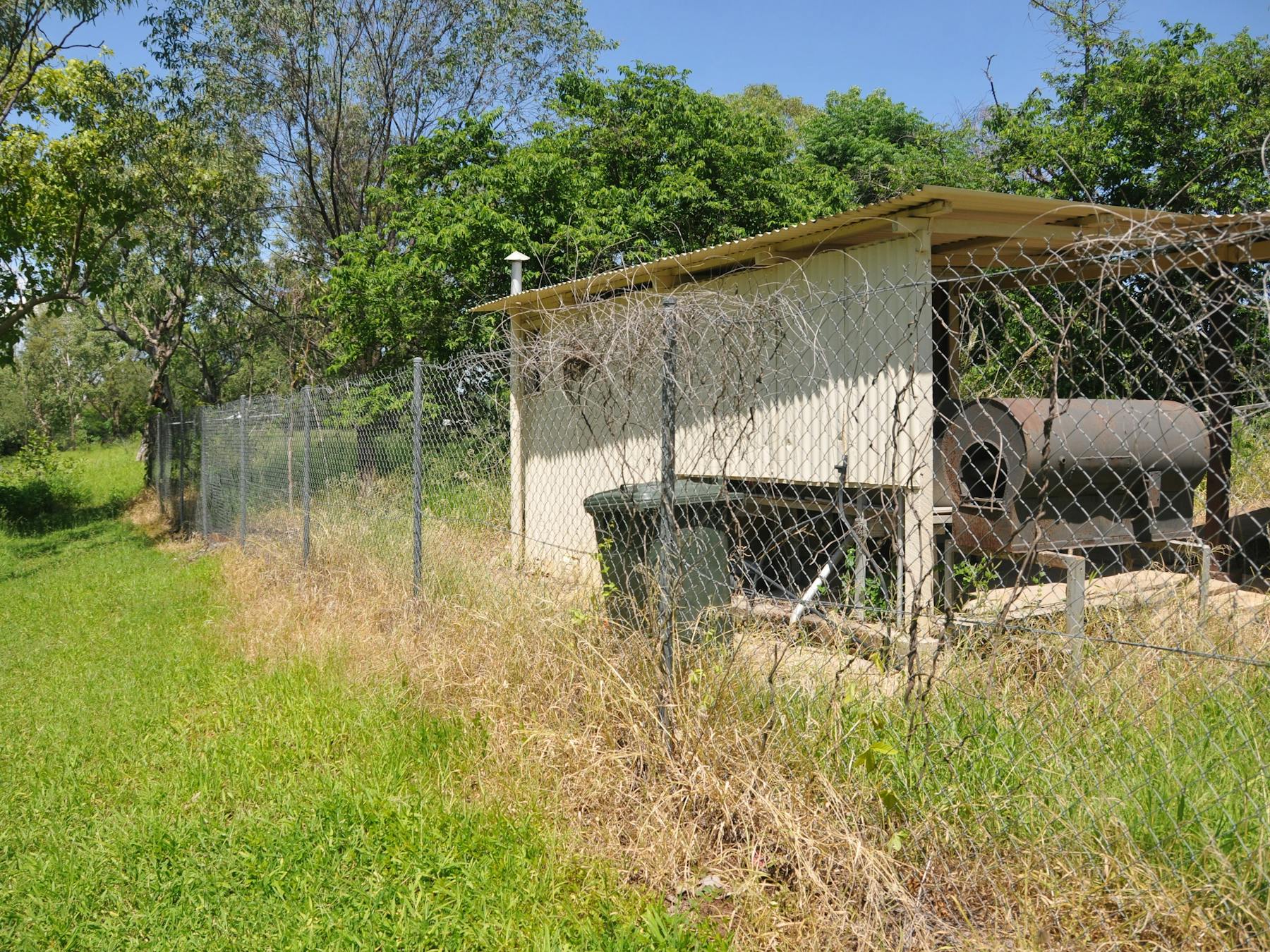 Meat safe and donkey