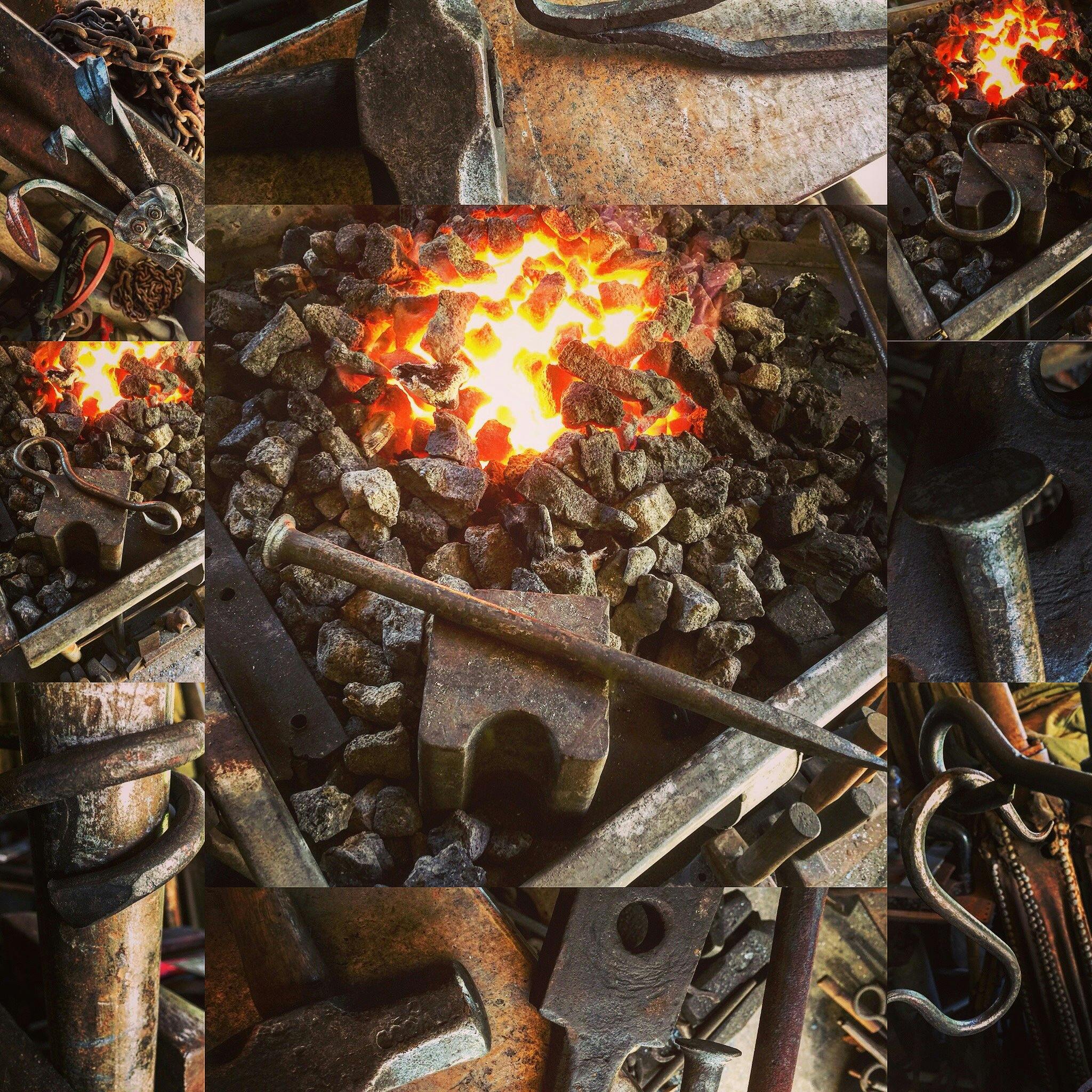 Working the forge