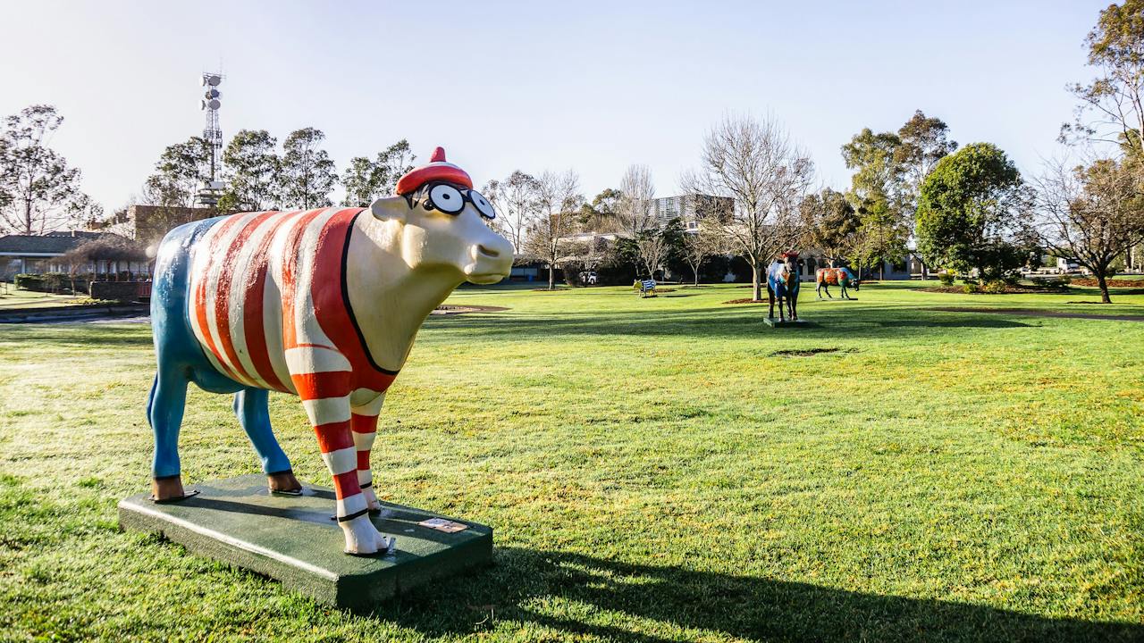 Where's Molly Moooving Art Cow created by Tank Art