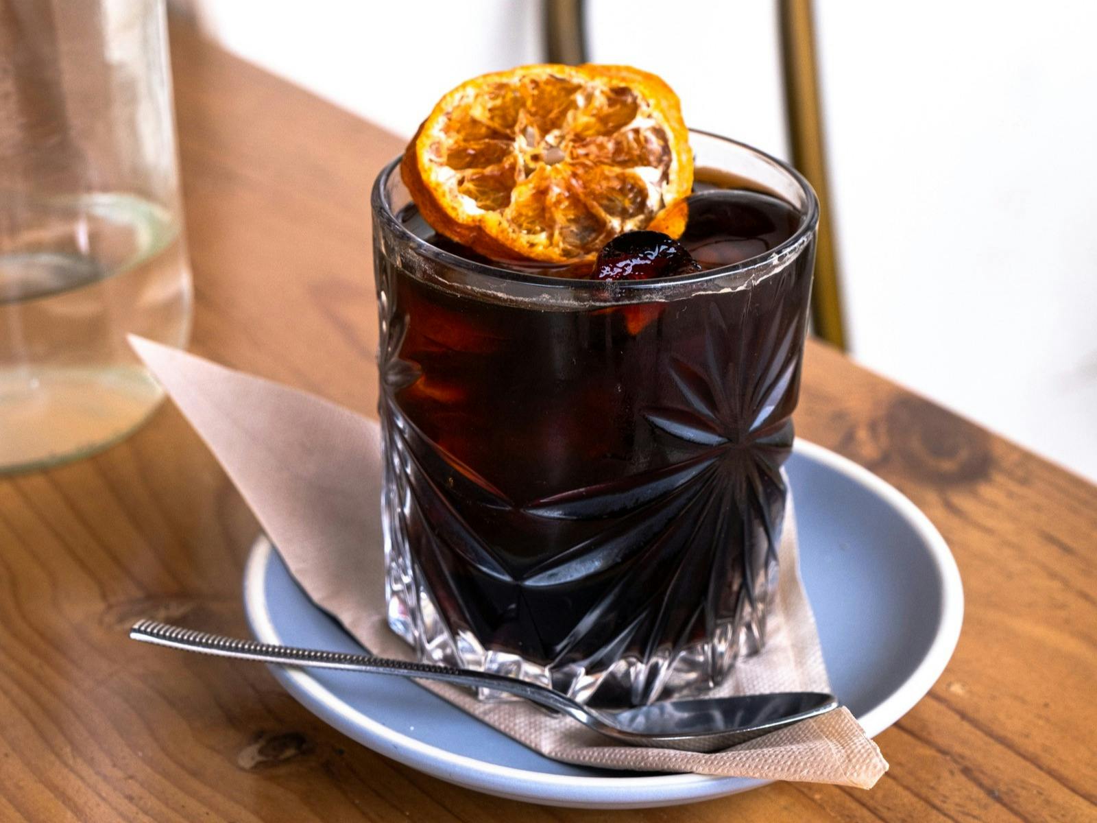 Cold brew with orange