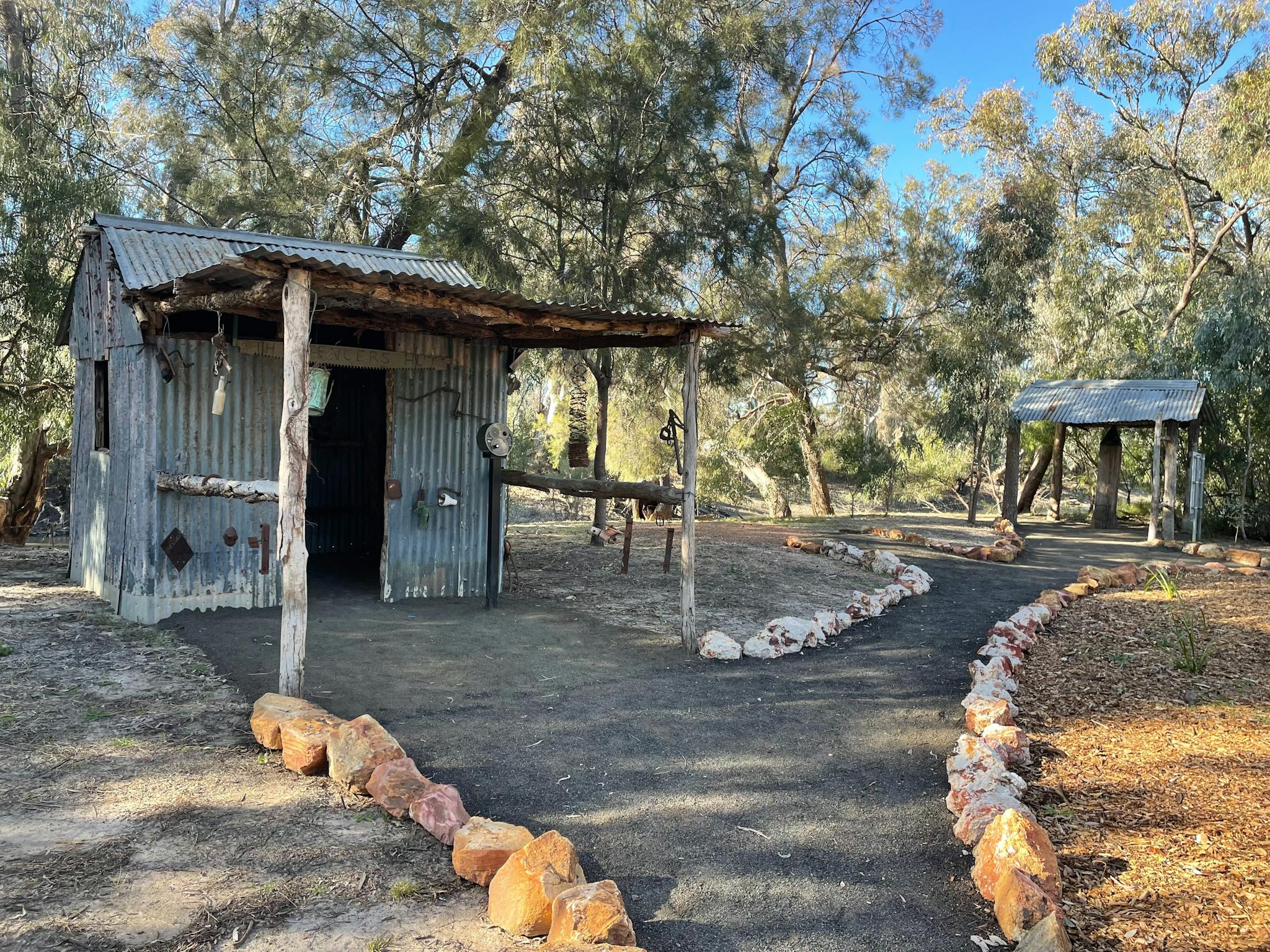 Gardens and One Ton Post in Mungindi Gardens and One Ton Post in Mungindi