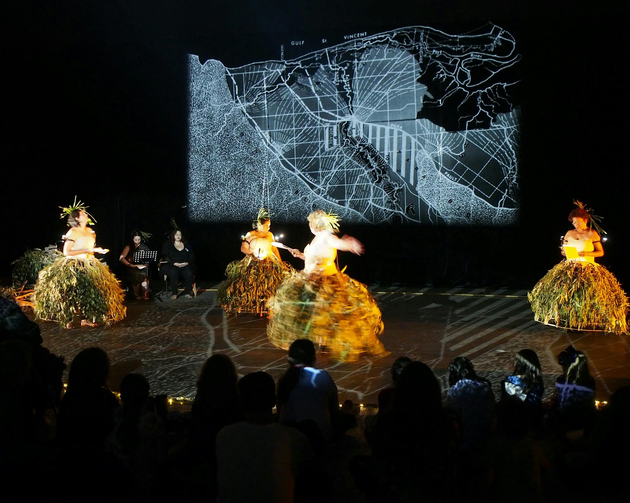 Unbound Collective performing Sovereign Acts III: REFUSE, 2018