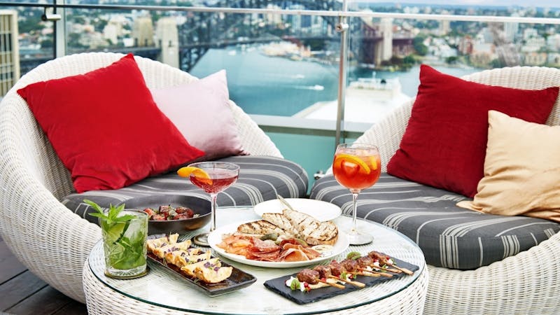 Image for Tastes of Sydney Gaze and Graze Rooftop Experience