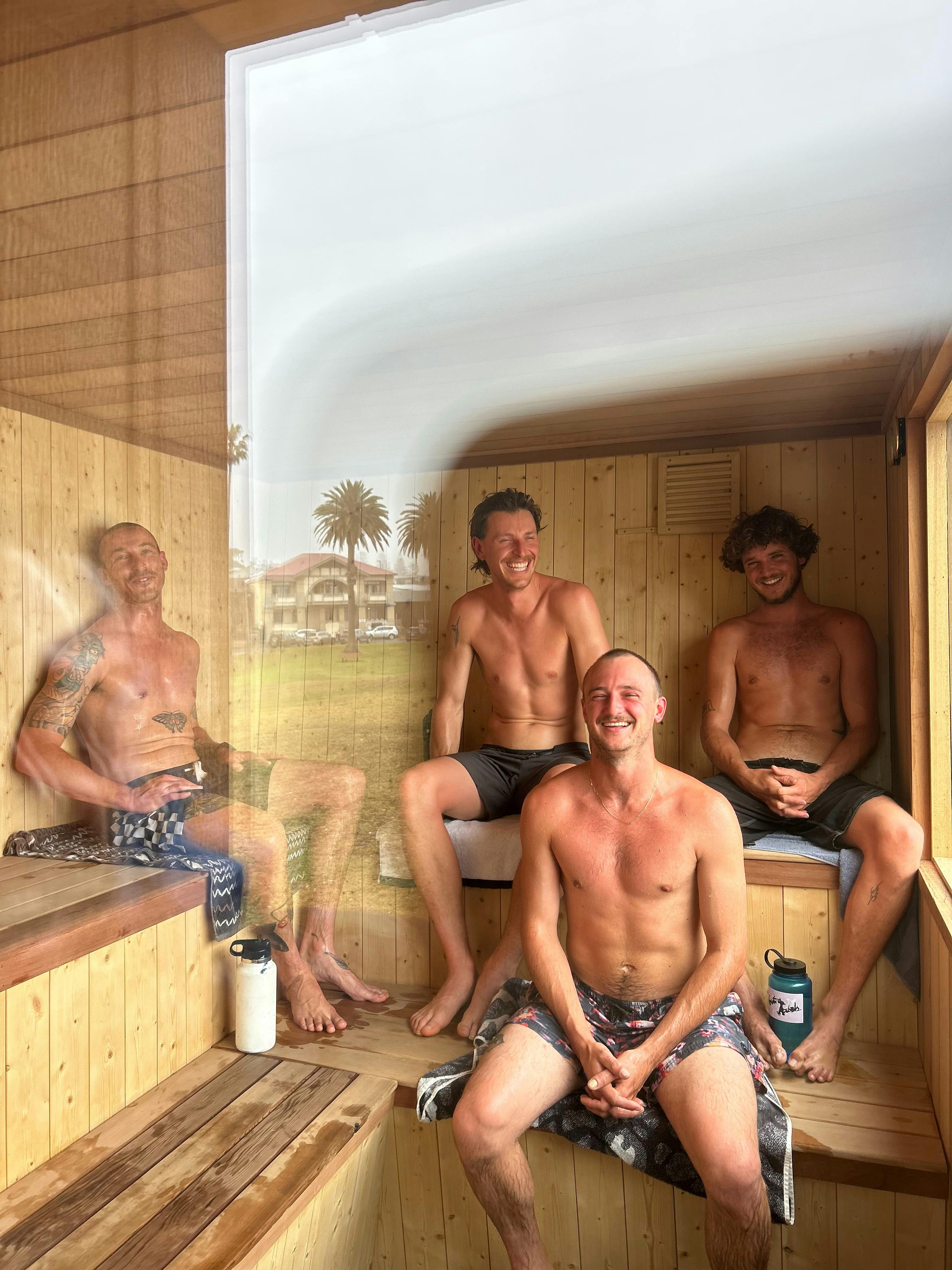 Sauna, Traditional wood fired sauna by the sea, Communal Sauna, Private Sauna, Day Spa, Wellness