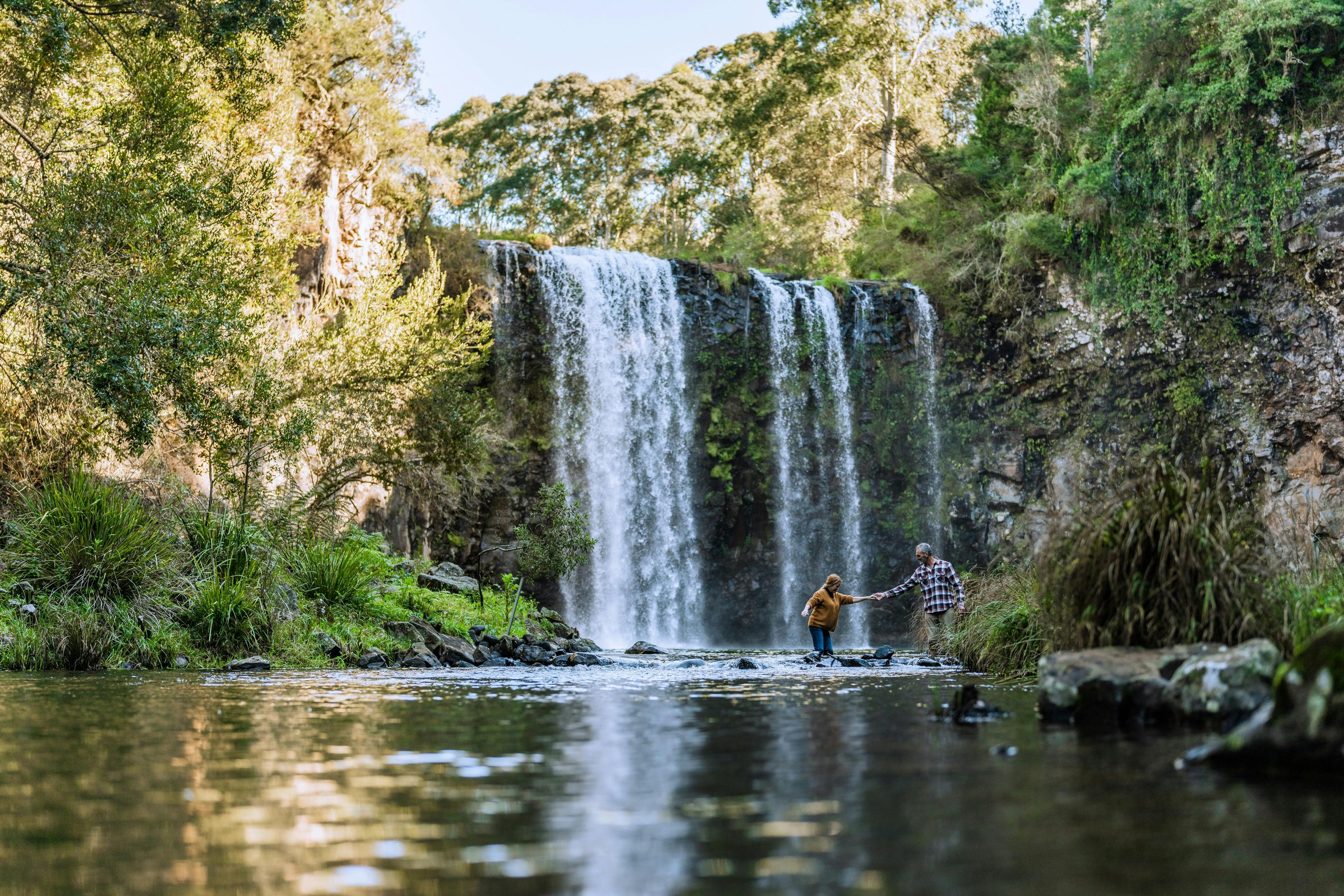 View from bottom of Dangar Falls