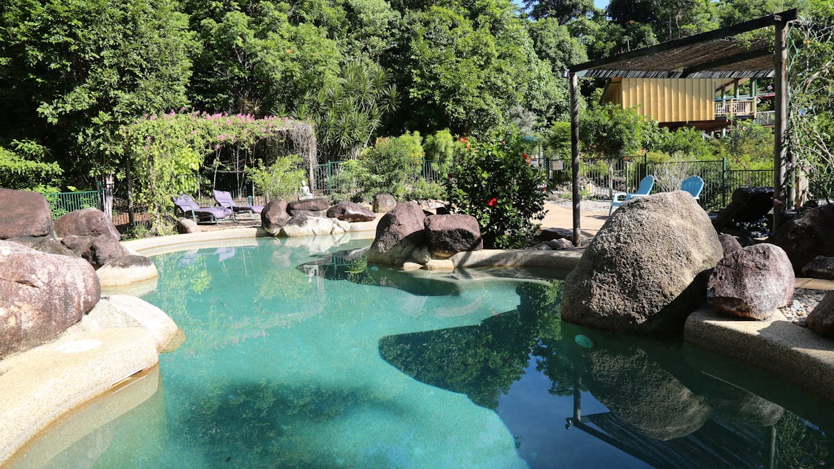 Swimming pool and seating